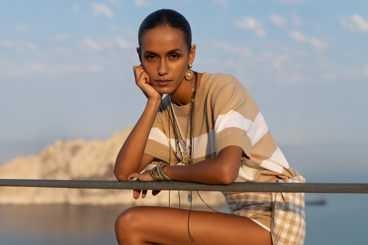 Coastal High Summer – Streifen, Shore & Sand Columns