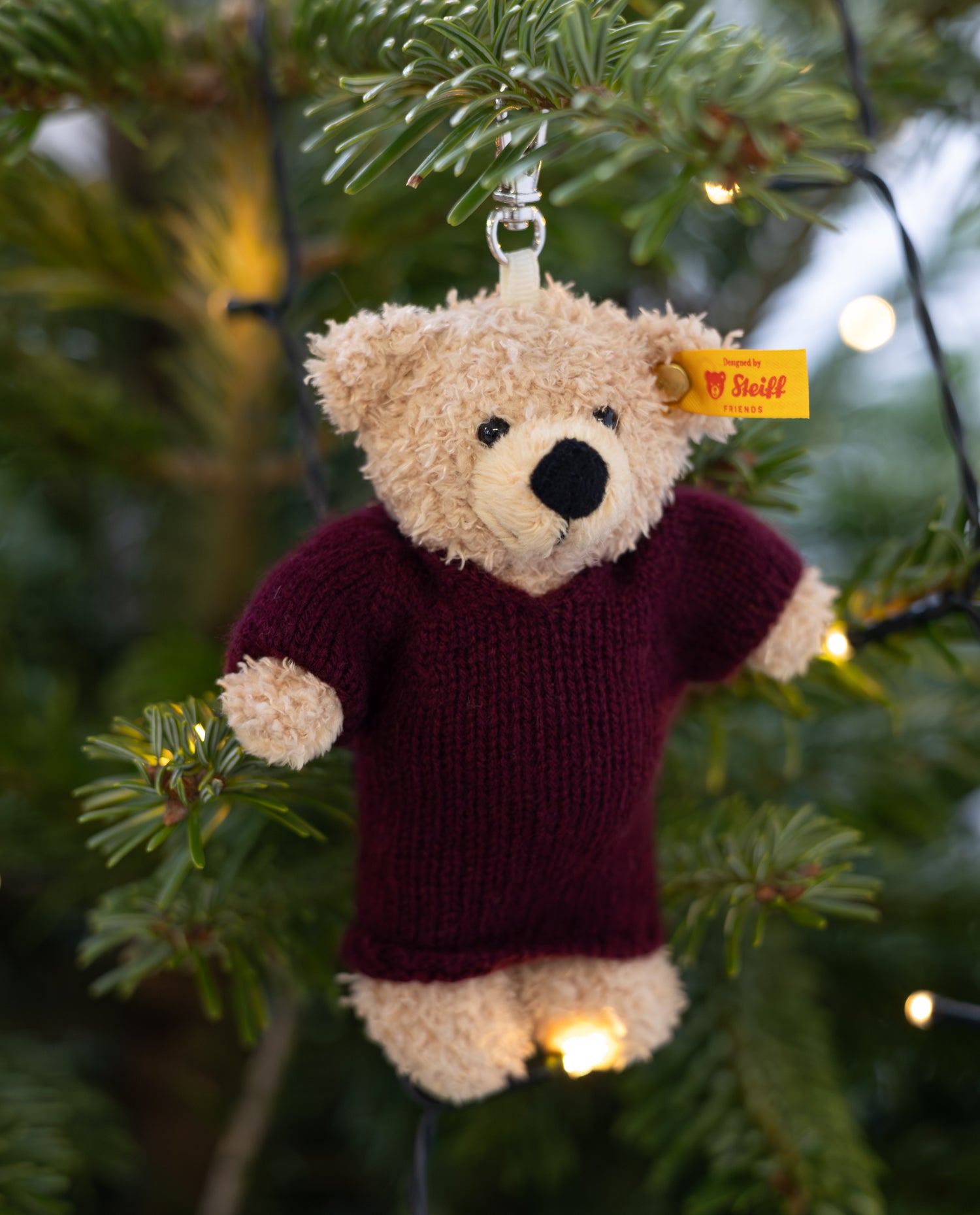 10-00040-7 - Allude München - 100% Cashmere accessories Active Charm Bag Hanger NEW