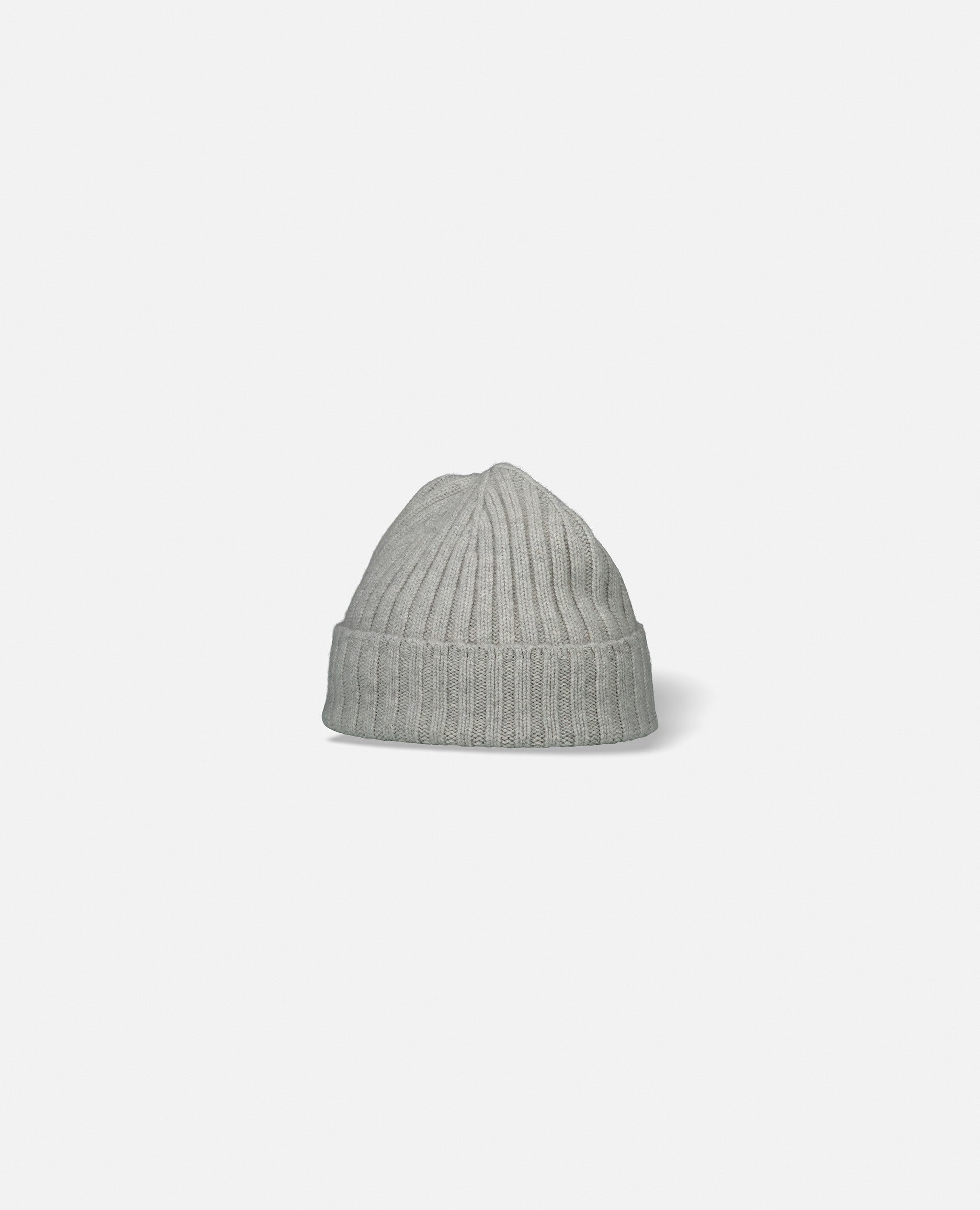 101-30027-81 - Allude - 100% Cashmere Active Cashmere Feinstrick Flachstrick Grau Herren Mütze SAPG::101-30027
