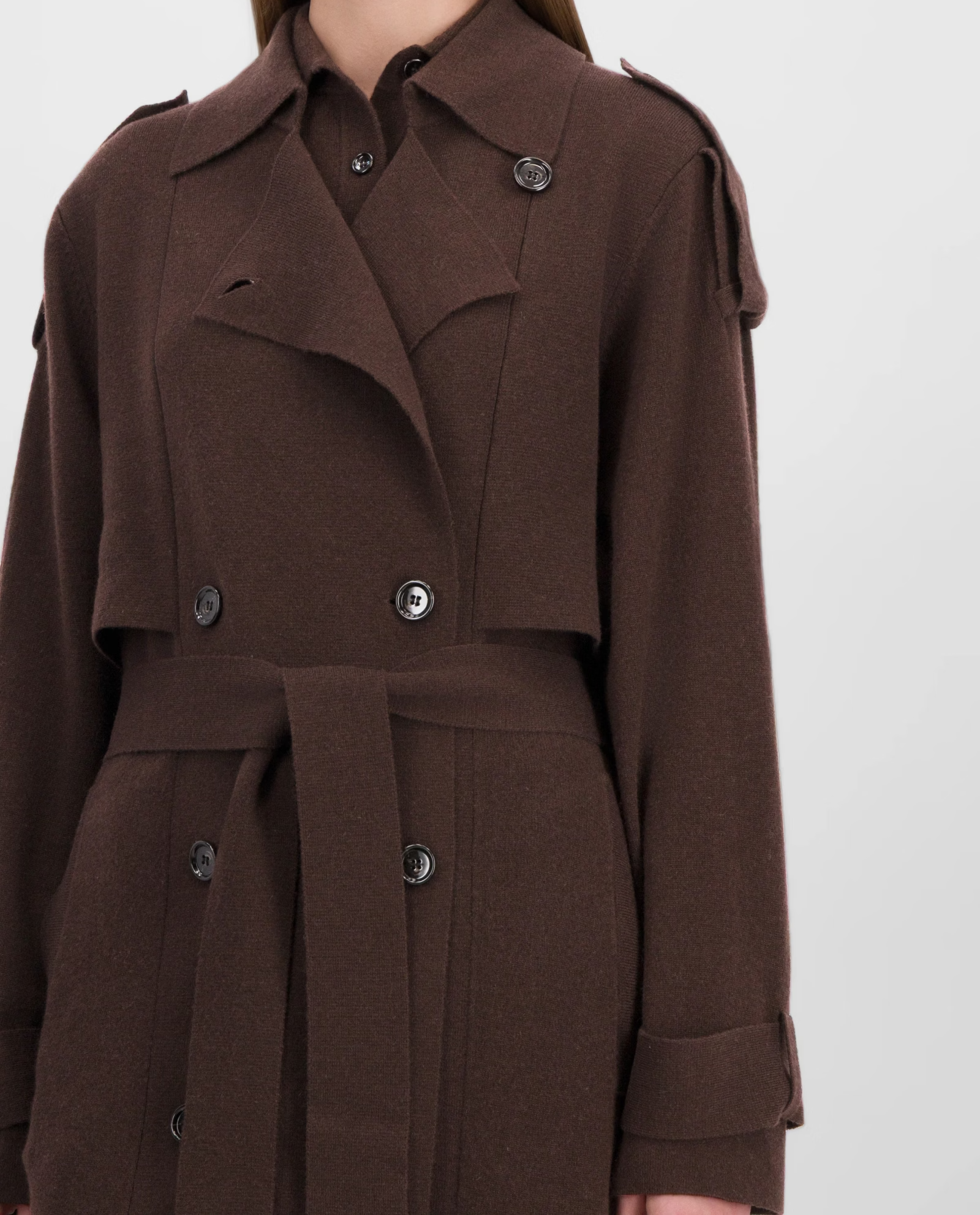 1761215733_1 - Allude - 30% Cashmere 70% Wolle Active Beige Damen Holiday 2026 Mantel NEW SAPG::256-20630 Wolle