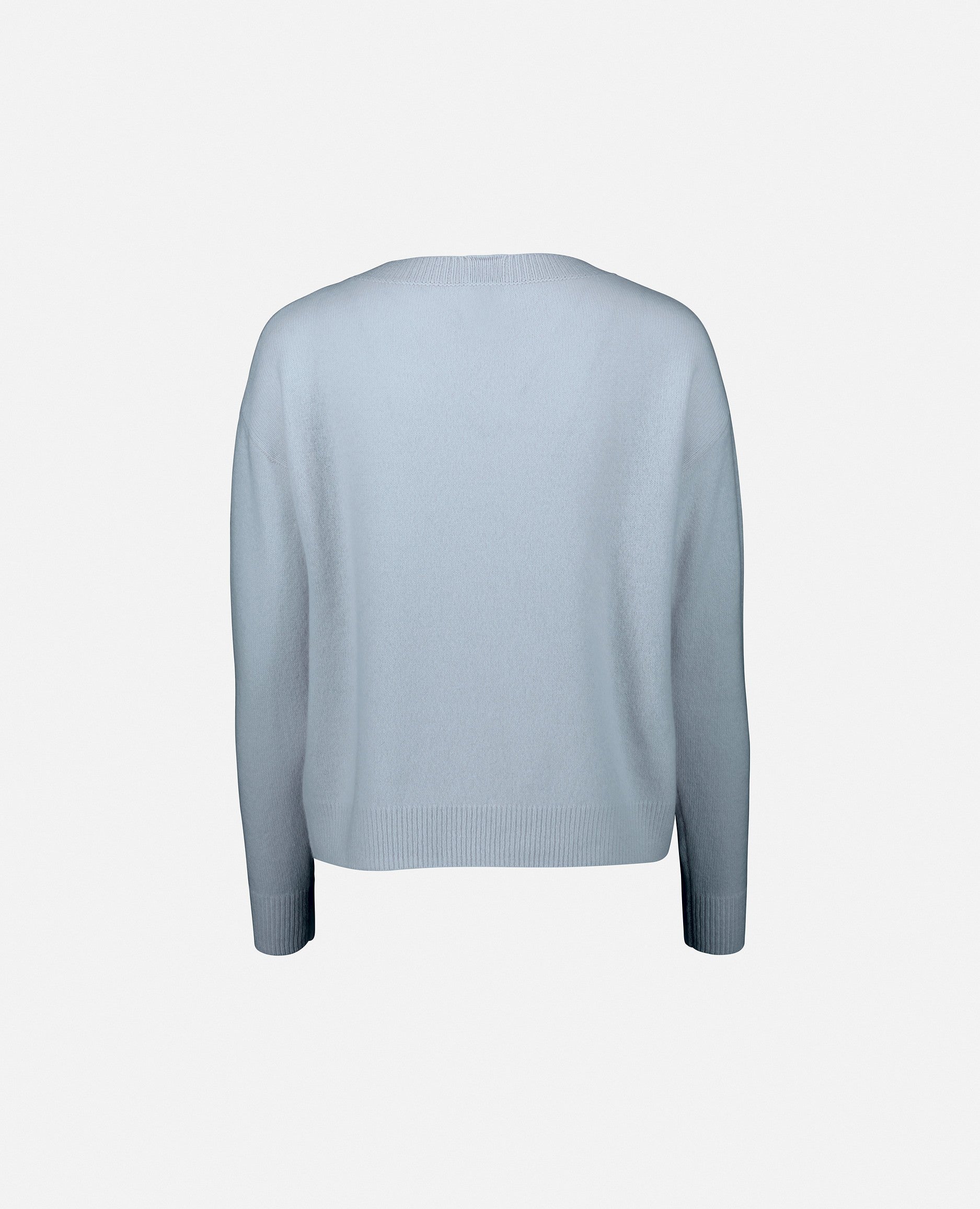 232-11172-10-S_2 - Allude - 100% Cashmere Blau Cashmere Damen Feinstrick Kastiger Schnitt Langarm Pullover Rundhalsausschnitt SAPG::232-11172 Summer 2023