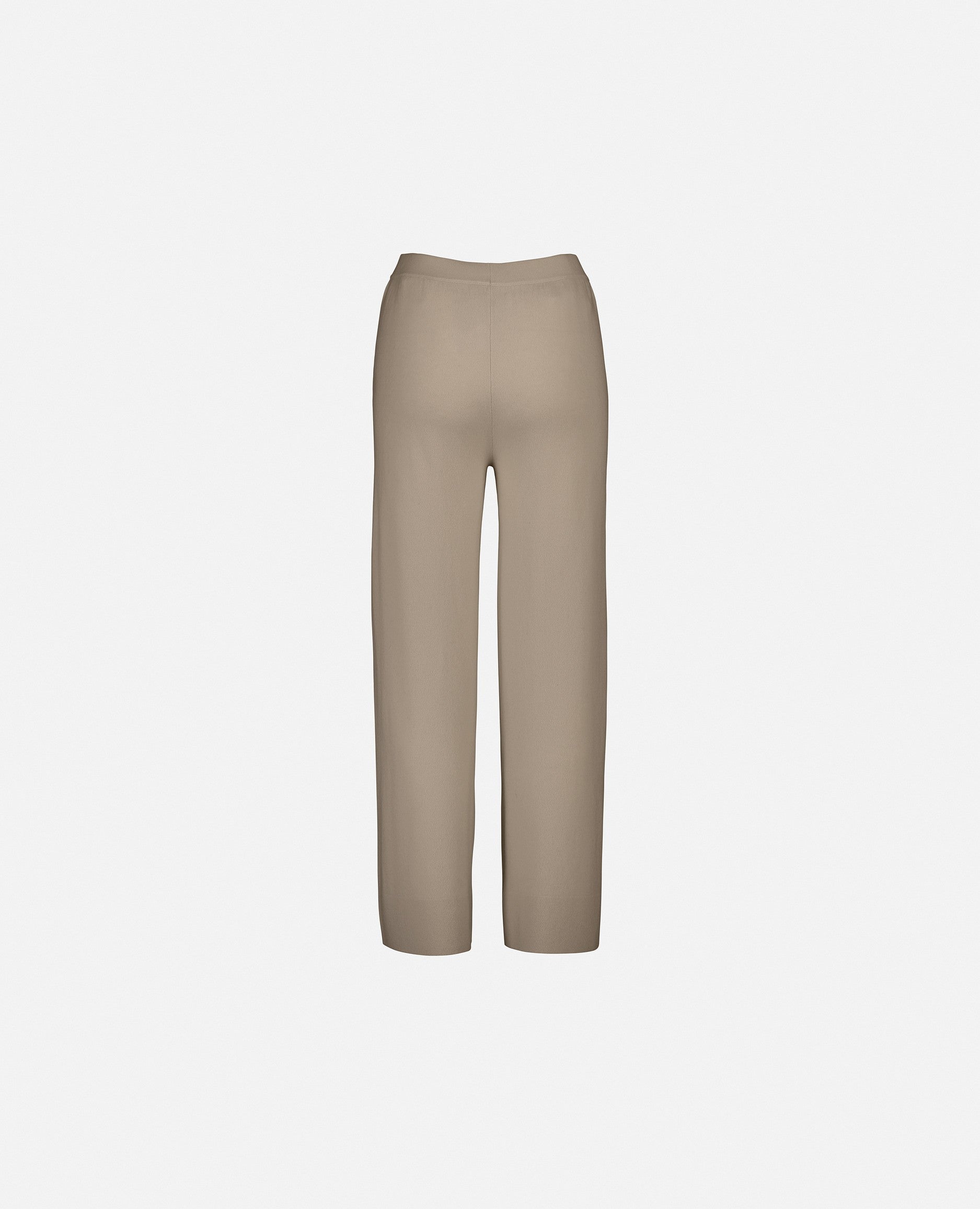 232-17087-45-2 - Allude - 30% Cashmere 70% Wolle 70% Wool 30% Cashmere Beige Damen Feinstrick Hose Hosen Lockerer Schnitt SAPG::232-17087 Summer 2023 Wolle