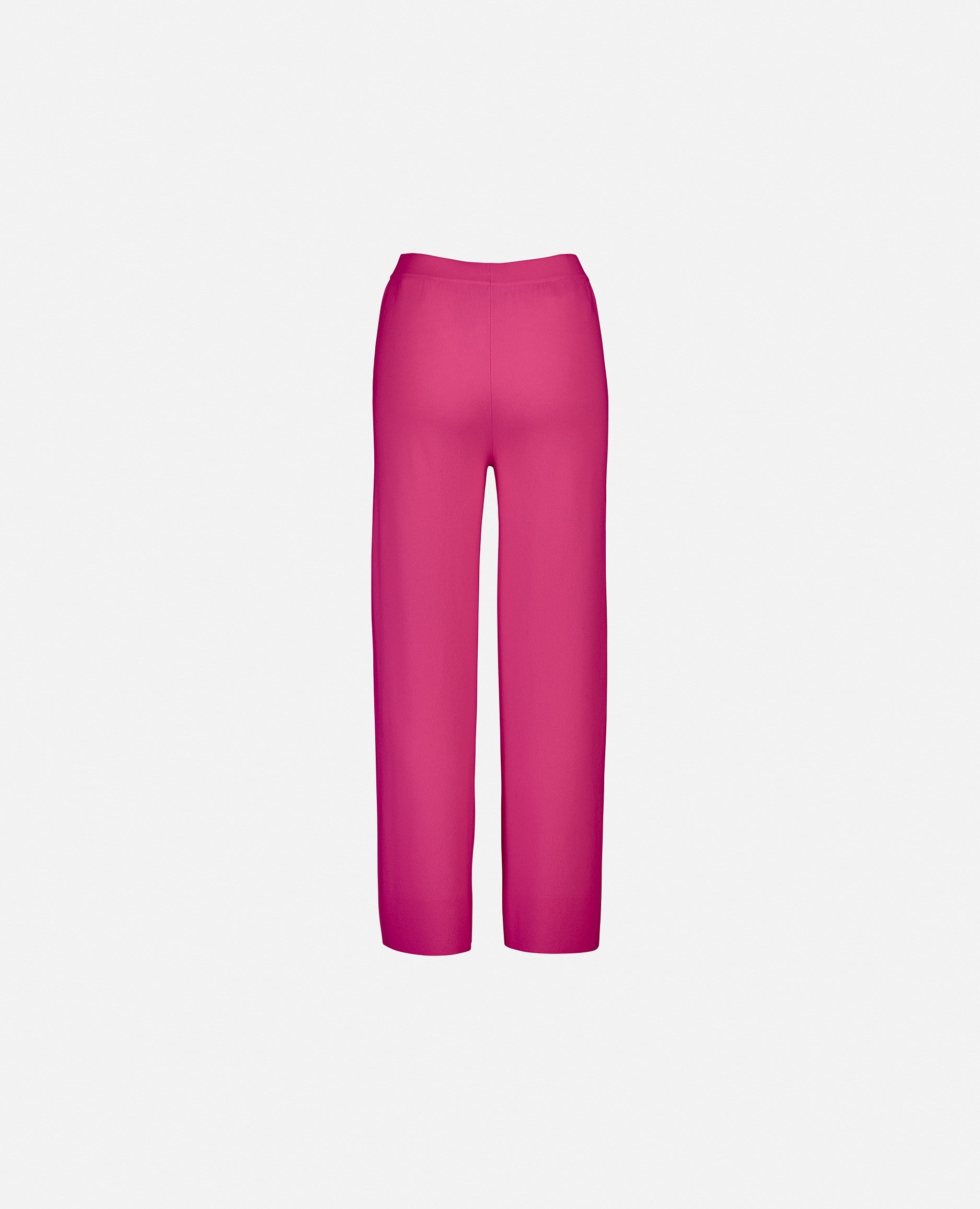 232-17087-63-2 - Allude - 100% Cashmere 70% Wool 30% Cashmere Damen Feinstrick Hose Hosen Lockerer Schnitt Rose SAPG::23-17087- Summer 2023 Wolle