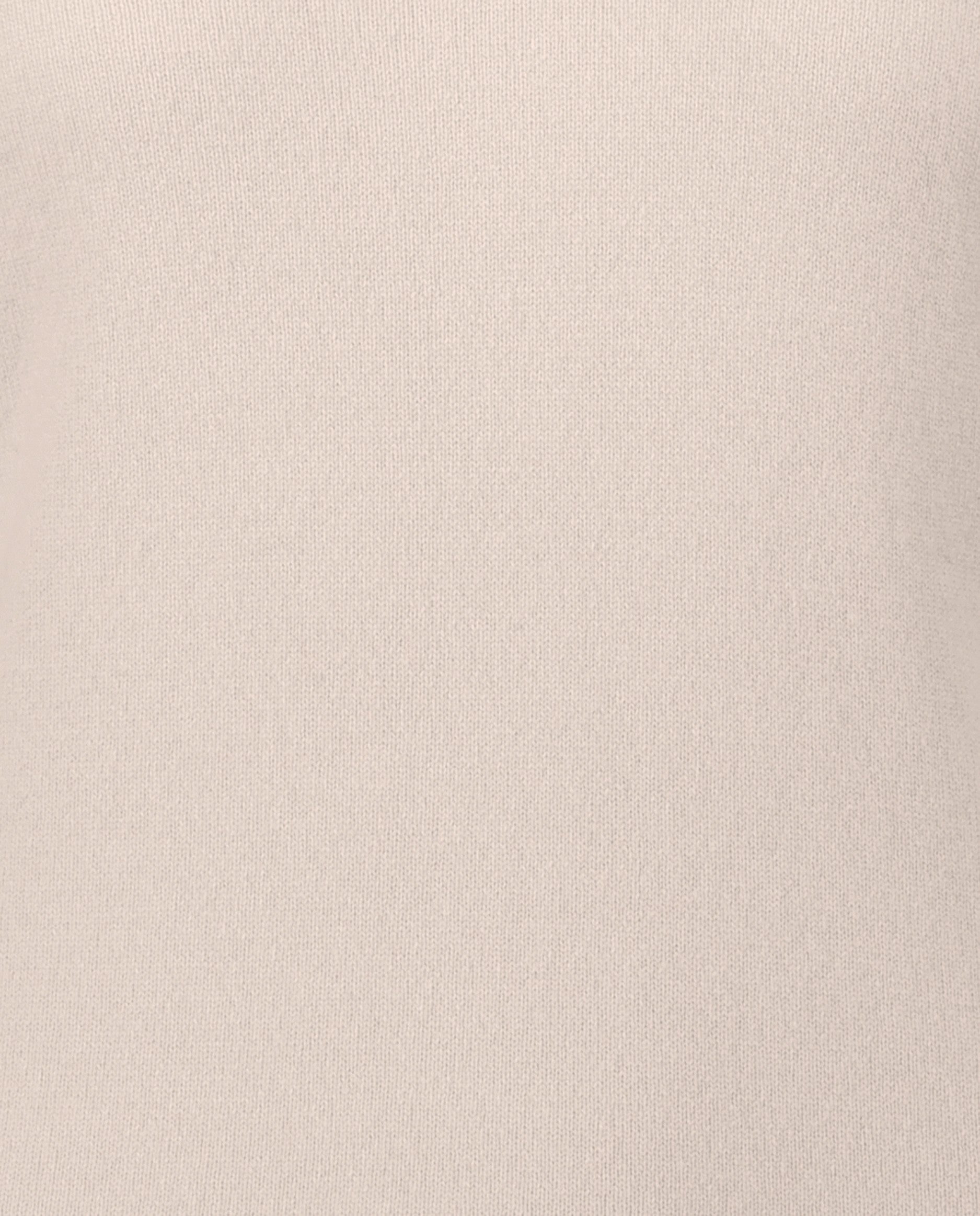 235-11100-41-S_4 - Allude - 100% Cashmere Basic Cashmere Creme Damen Feinstrick Kreme Langarm Pullover SAPG::235-11100 Taillierter Schnitt V-Ausschnitt Winter 2023/2024