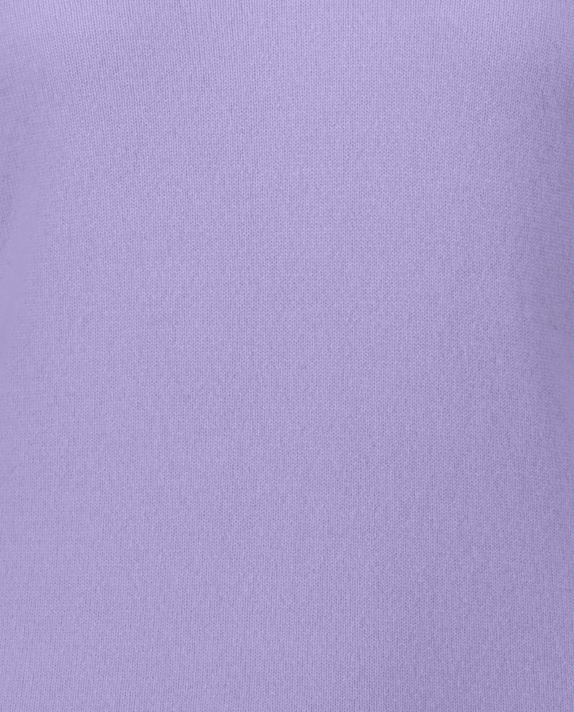 235-11100-71-S_4 - Allude - 100% Cashmere Cashmere Damen Feinstrick Langarm Lila Pullover SAPG::235-11100 Taillierter Schnitt V-Ausschnitt Winter 2023/2024