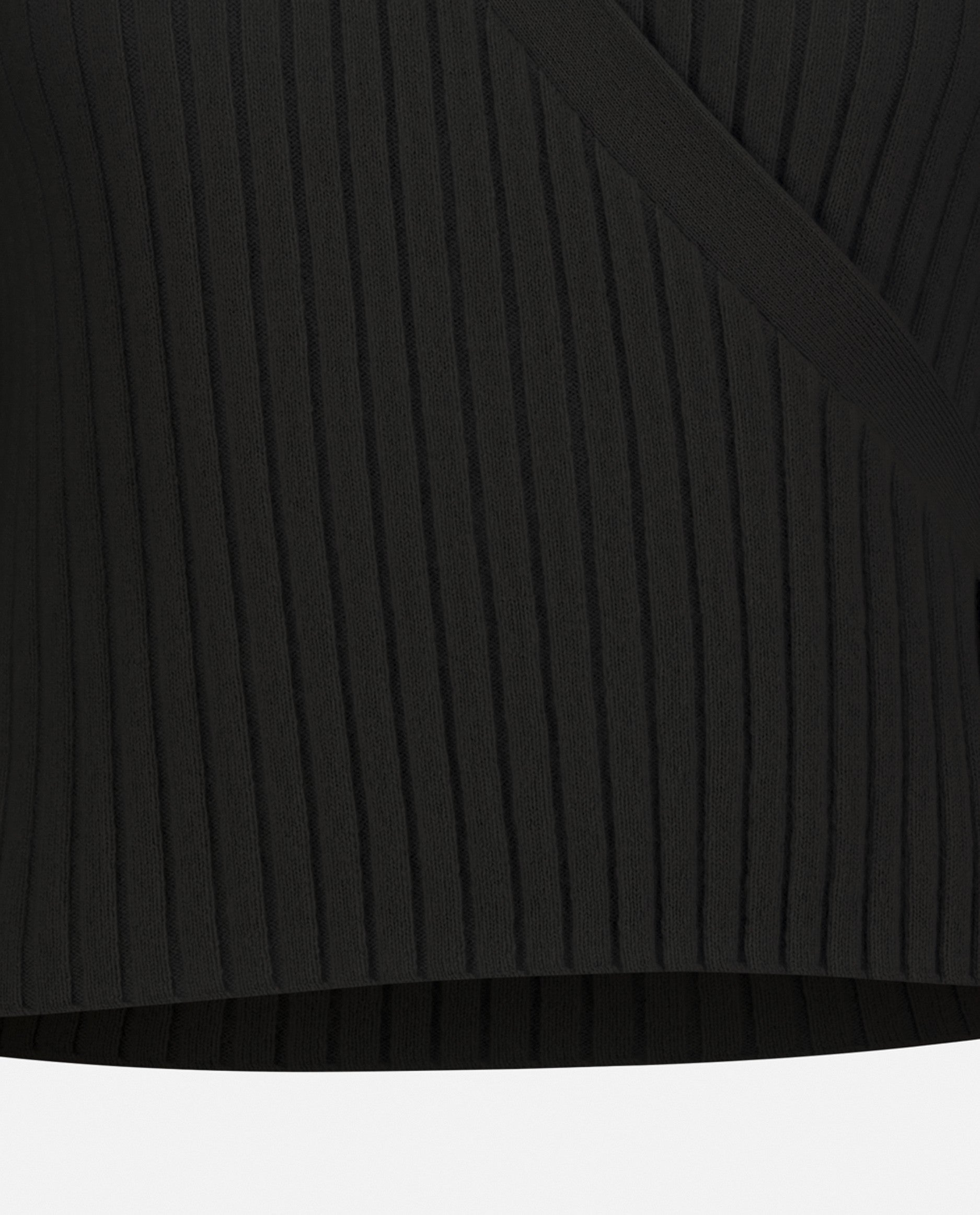 235-11121-90-S_4 - Allude - 100% Cashmere Cashmere Damen Feinstrick Langarm SAPG::235-11121 Schwarz Strickjacke Taillierter Schnitt Winter 2023/2024