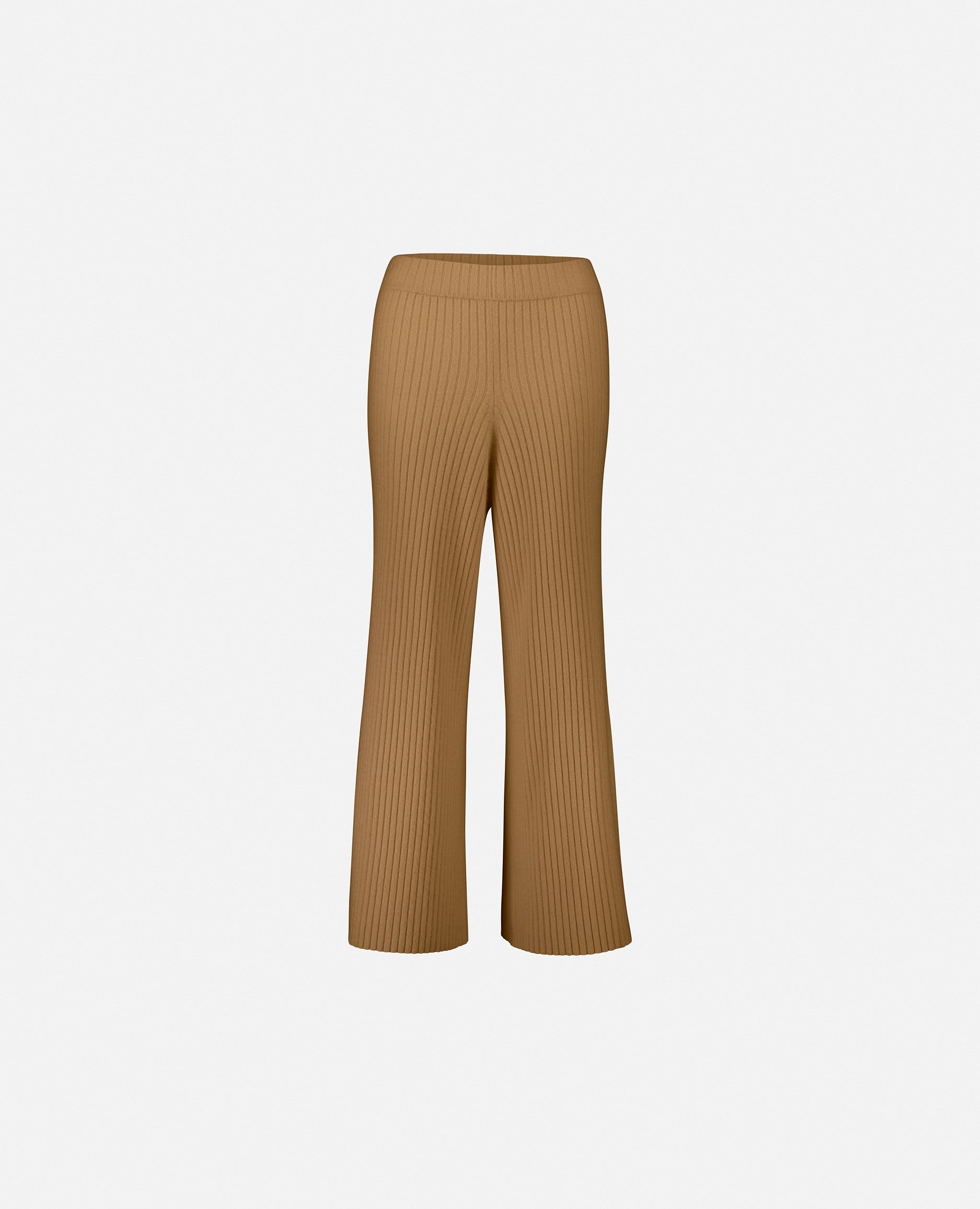 235-11124-44-S_1 - Allude - 100% Cashmere Beige Cashmere Damen Feinstrick Hose Hosen Lockerer Schnitt SAPG::235-11124 Winter 2023/2024