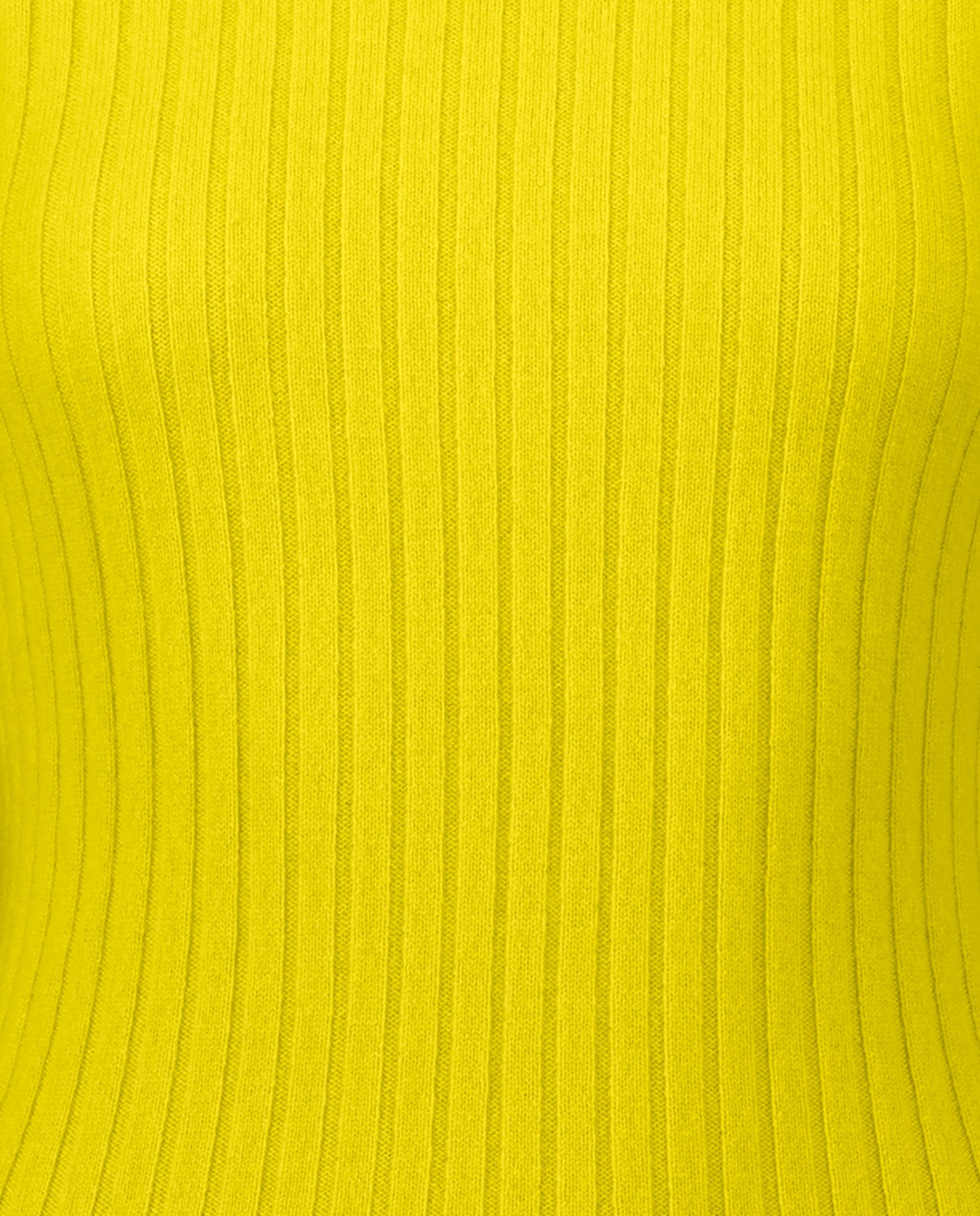 235-11144-21-S_4 - Allude - 100% Cashmere Cashmere Damen Enger Schnitt Feinstrick Gelb Langarm Pullover Rollkragen SAPG::235-11144 Winter 2023/2024