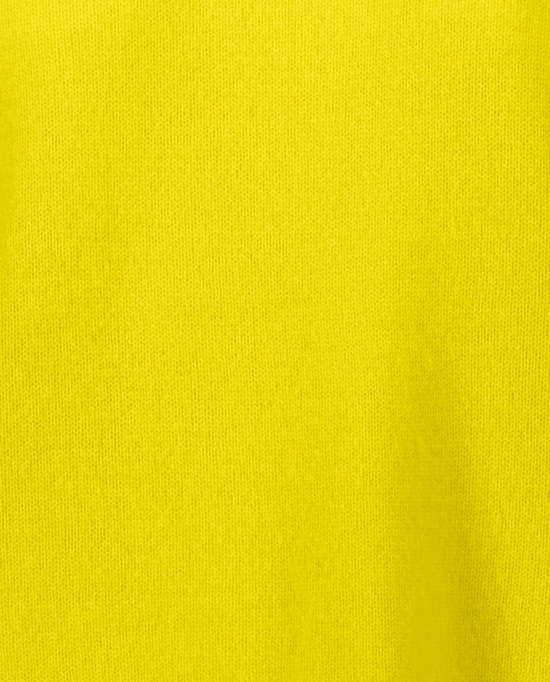 235-11178-21-S_4 - Allude - 100% Cashmere Cashmere Damen Feinstrick Gelb Gerade Passform Langarm Pullover Rundhalsausschnitt SAPG::235-11178 Winter 2023/2024