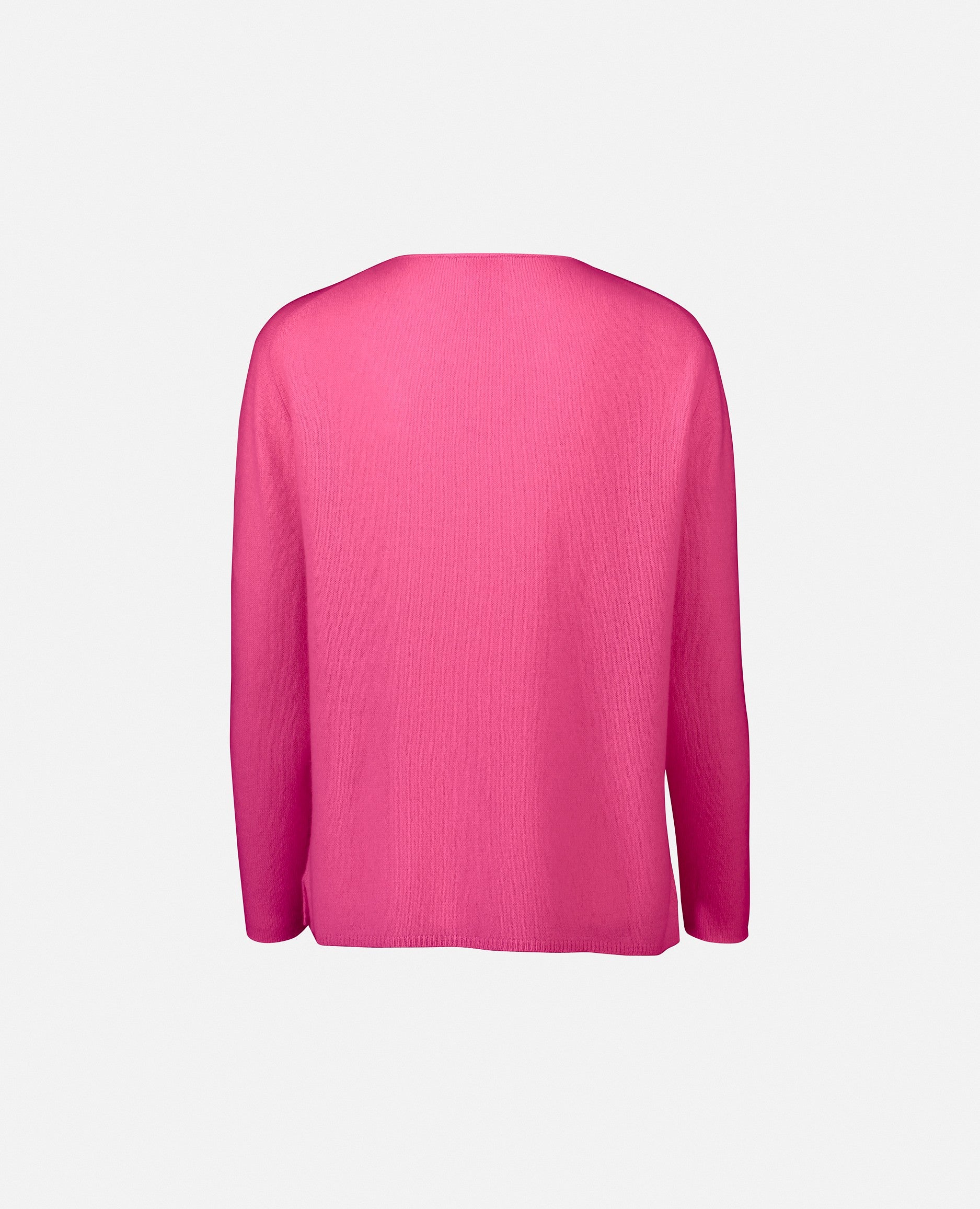 235-11178-63-S_2 - Allude - 100% Cashmere Basic Cashmere Damen Feinstrick Gerade Passform Langarm Pullover Rose Rundhalsausschnitt SAPG::235-11178 Winter 2023/2024