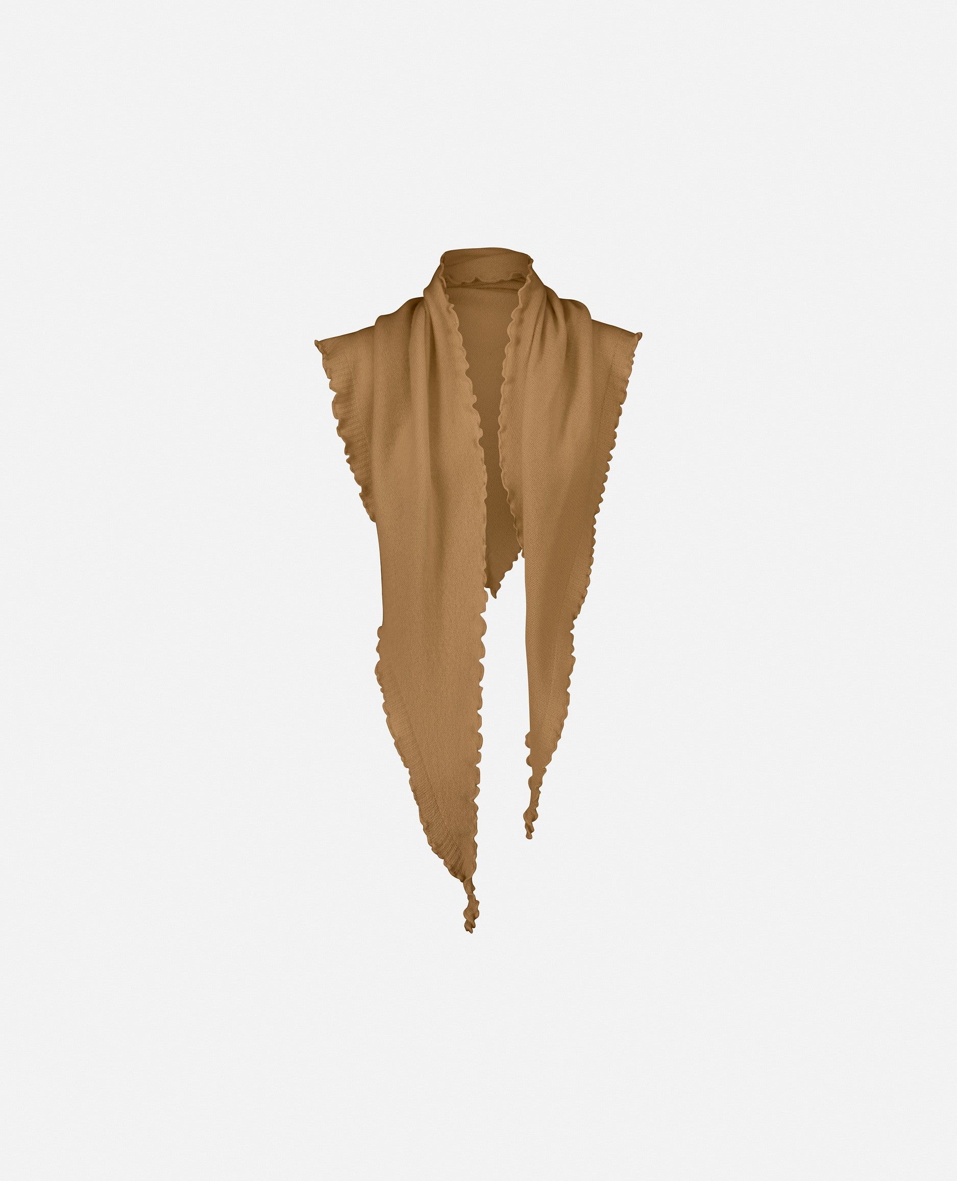 235-11240-44-one_2 - Allude - 100% Cashmere Beige Cashmere Damen Feinstrick SAPG::235-11240 Schal Winter 2023/2024