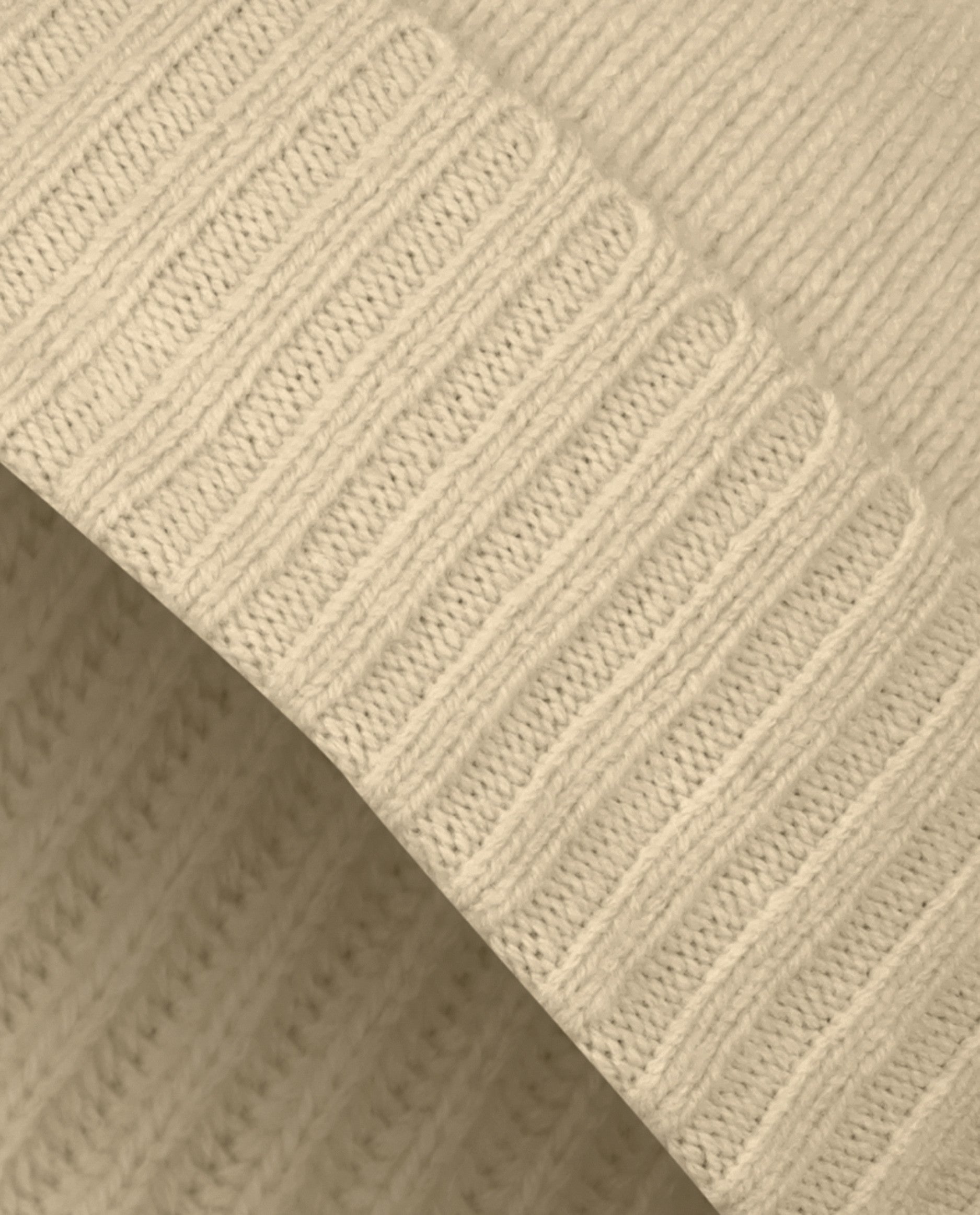 235-11245-42-one_4 - Allude - 100% Cashmere Beige Cashmere Damen Gerade Passform Mittelschwerer Strick Mütze Mützen SAPG::235-11245 Winter 2023/2024