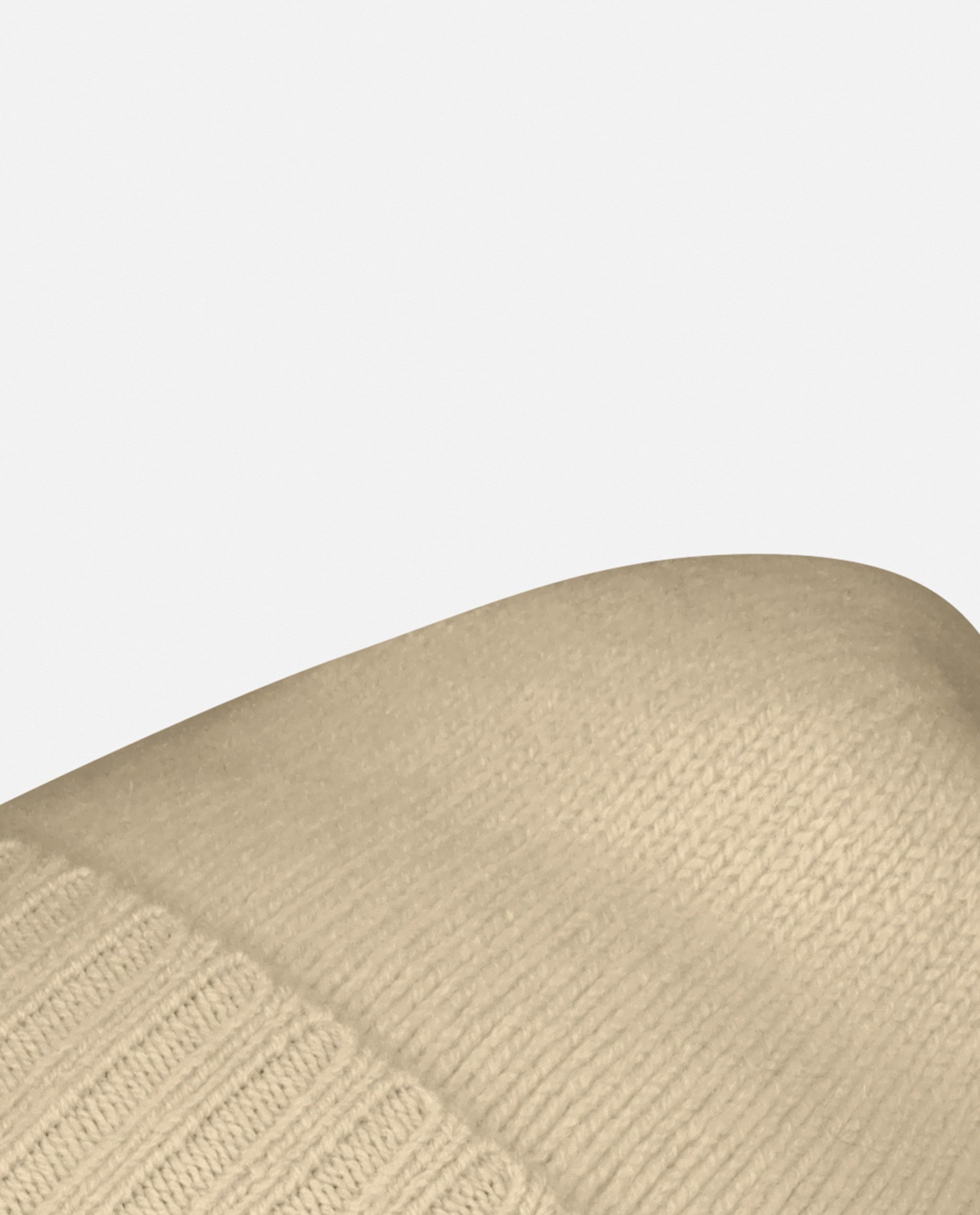 235-11245-42-one_5 - Allude - 100% Cashmere Beige Cashmere Damen Gerade Passform Mittelschwerer Strick Mütze Mützen SAPG::235-11245 Winter 2023/2024