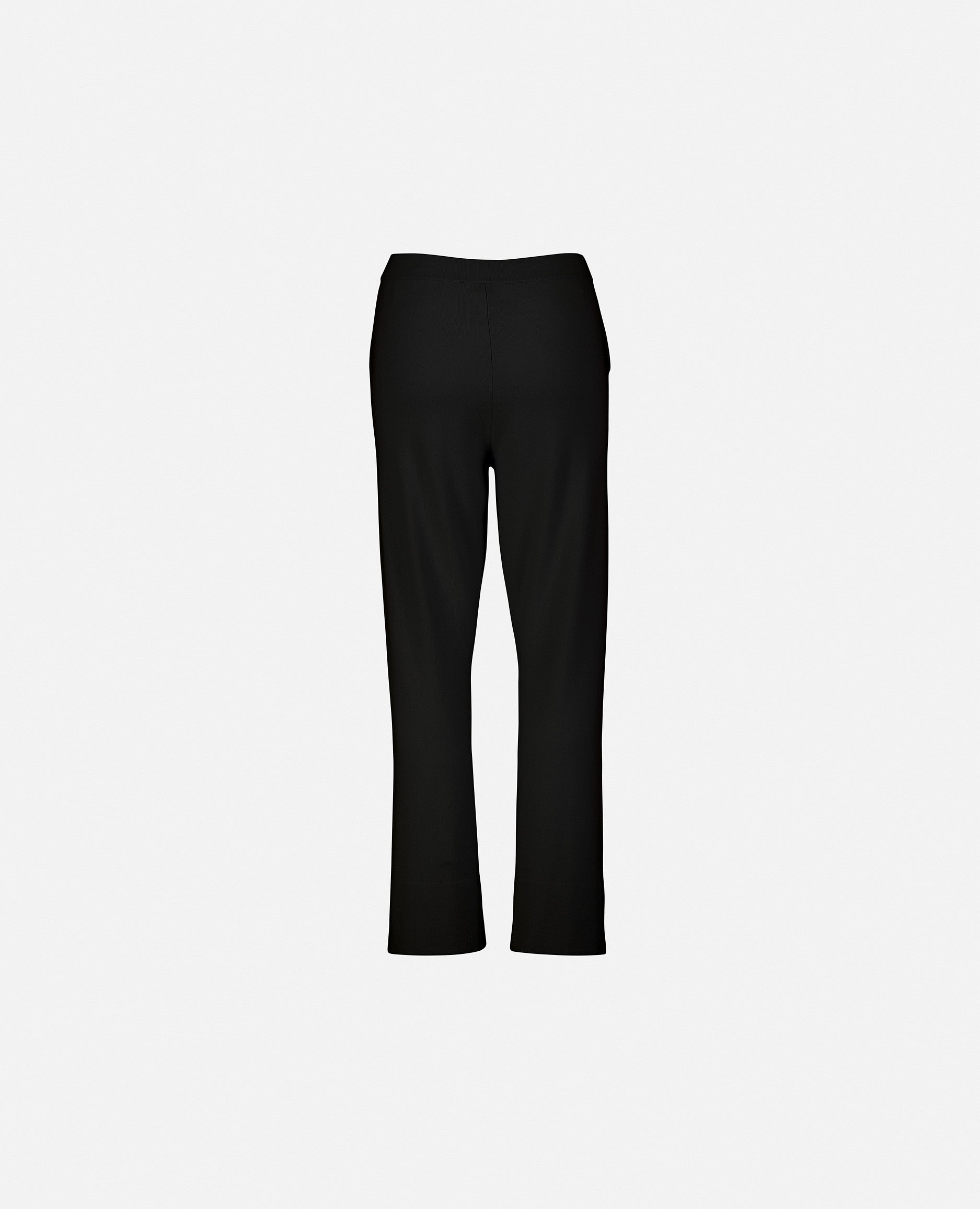 235-11258-90-S_2 - Allude - 100% Cashmere Cashmere Damen Feinstrick Hose Hosen Lockerer Schnitt SAPG::235-11258 Schwarz Winter 2023/2024