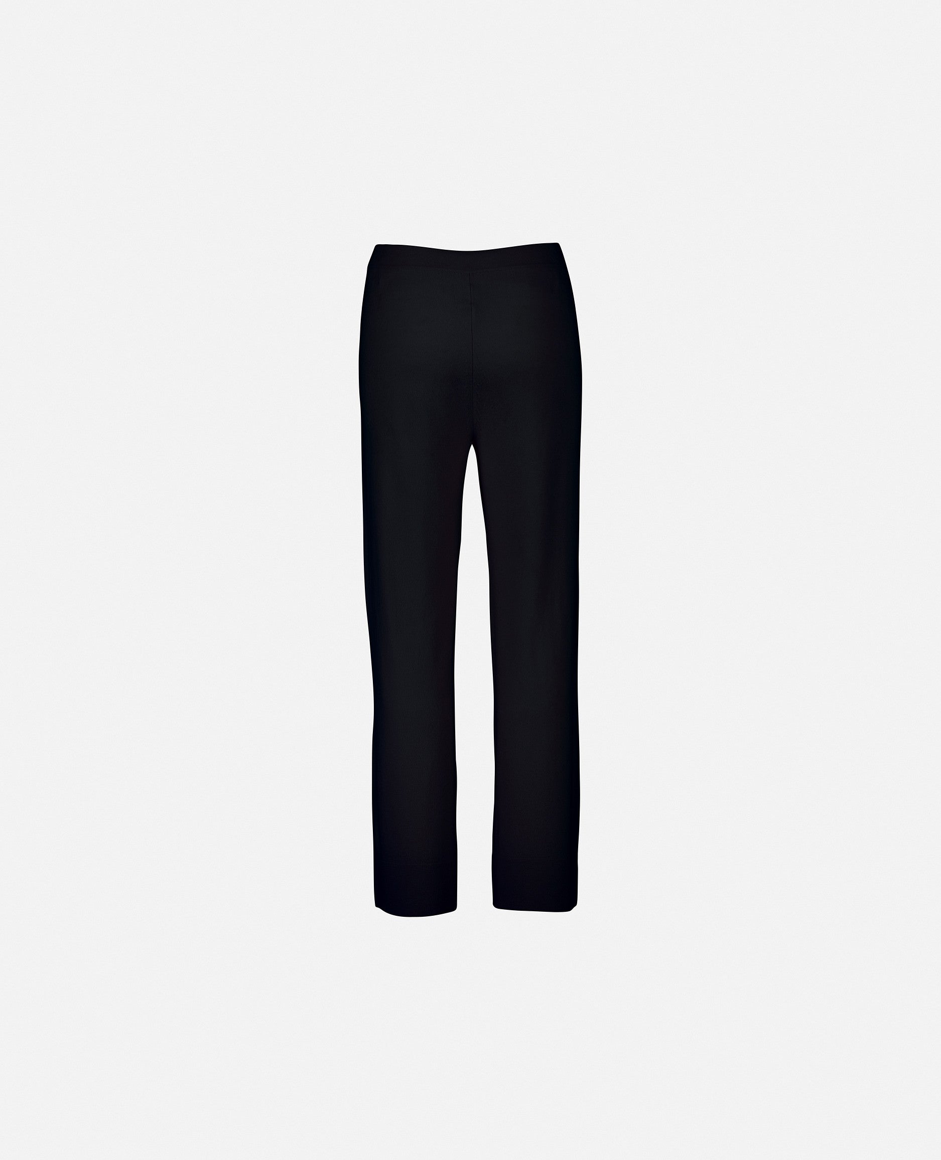 235-17002-14-S_2 - Allude - 30% Cashmere 70% Wolle Damen Feinstrick Hose Hosen Lockerer Schnitt Navy SAPG::235-17002 Winter 2023/2024 Wolle