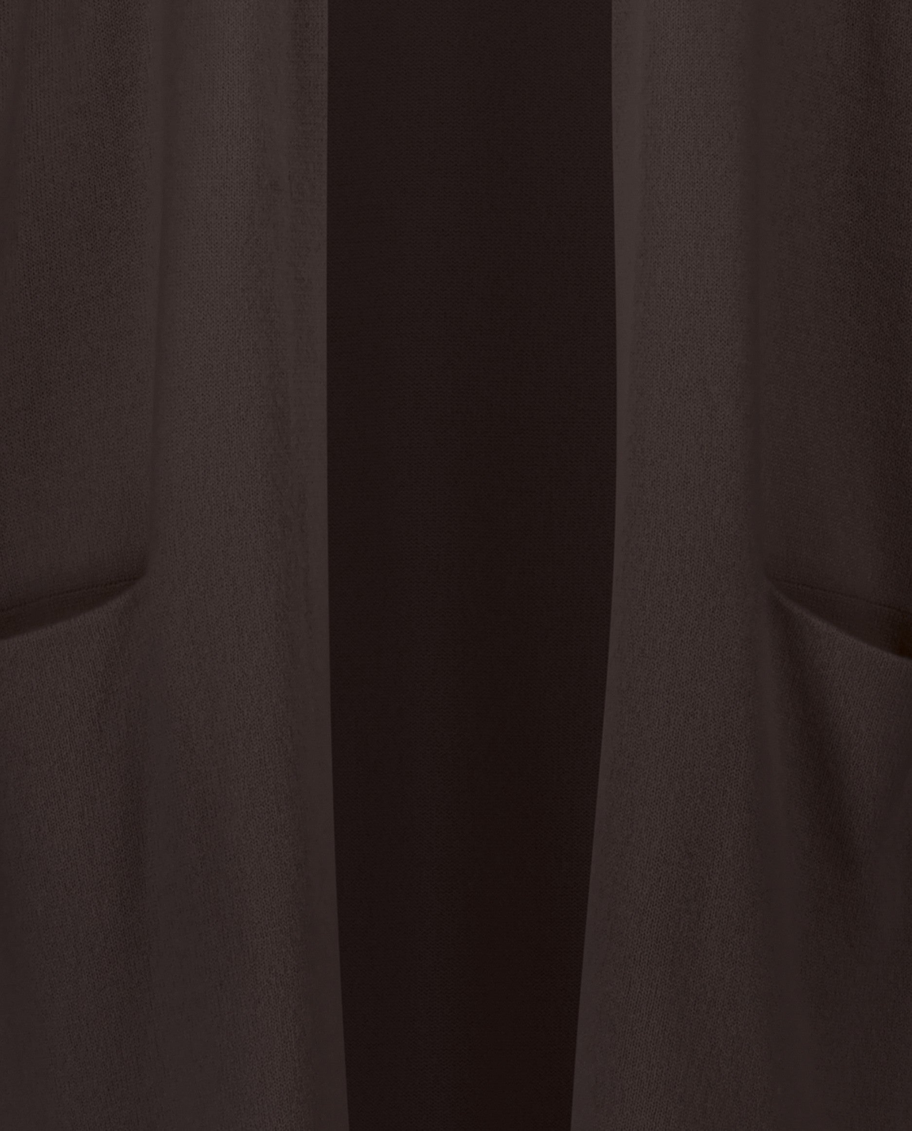 235-17012-49-S_4 - Allude - 30% Cashmere 70% Wolle Braun Damen Feinstrick Langarm Lockerer Schnitt Mantel offener Halsauschnitt SAPG::235-17012 Winter 2023/2024 Wolle
