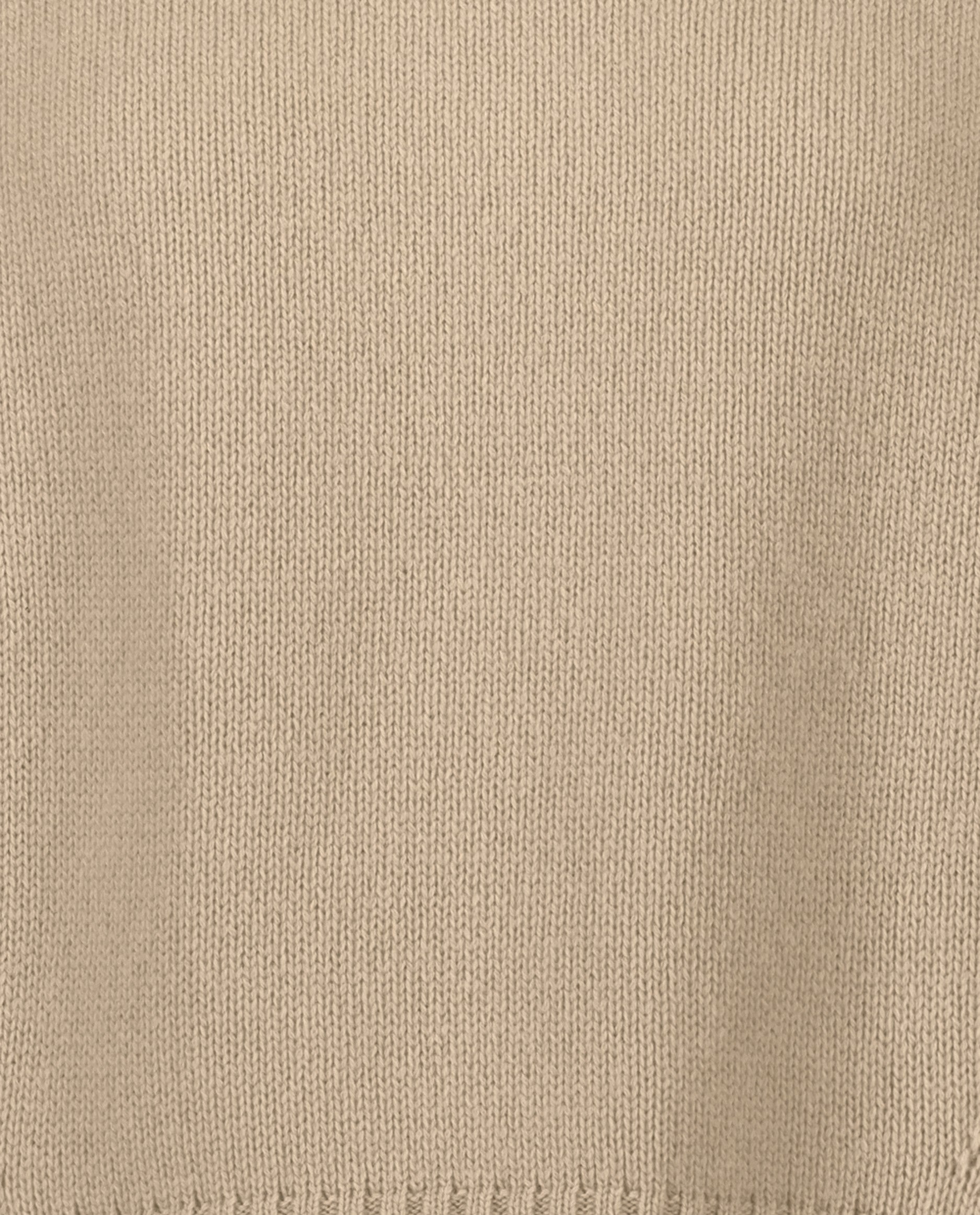 235-17641-43-S_4 - Allude - 30% Cashmere 70% Wolle Beige Damen Langarm Lockerer Schnitt Mittelschwerer Strick Pullover SAPG::235-17641 Stehkragen Winter 2023/2024 Wolle