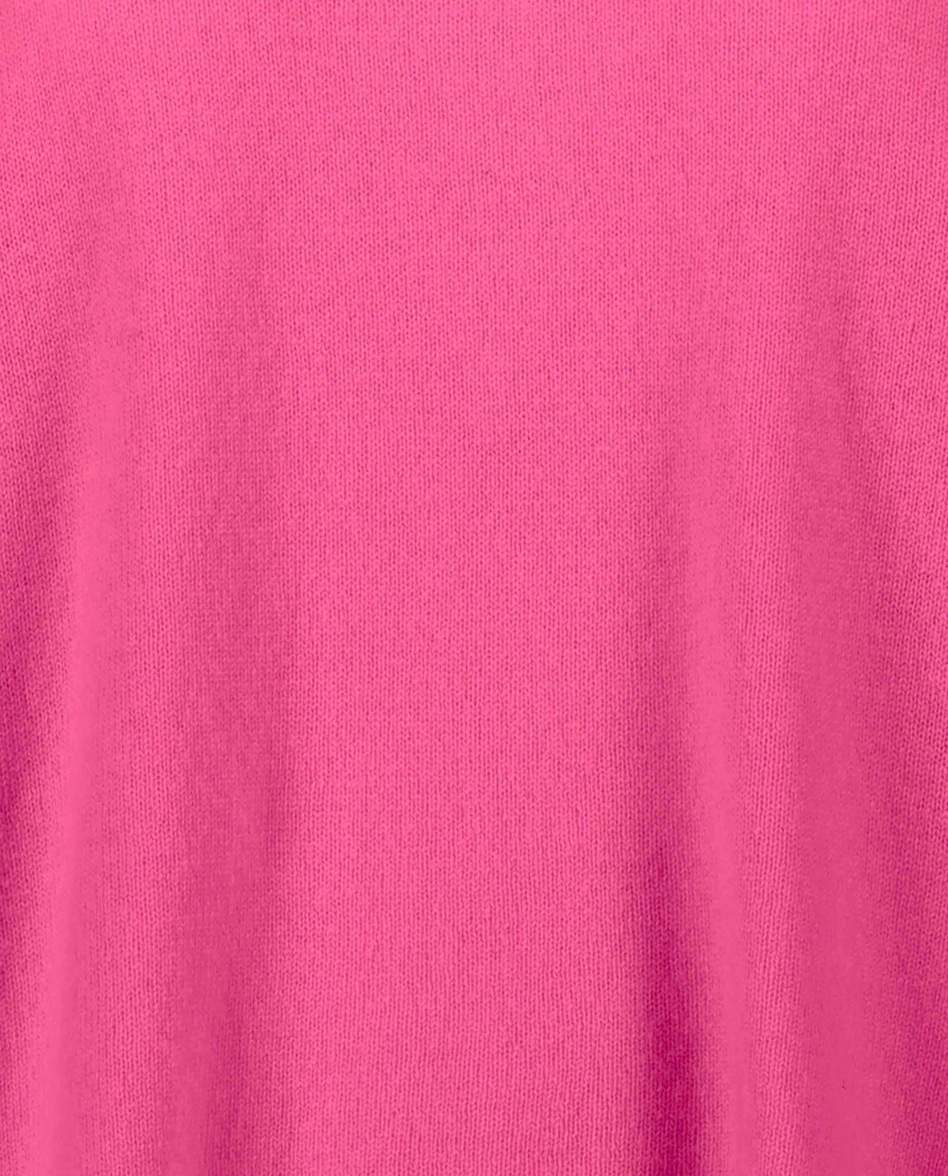 235-17692-63-S_4 - Allude - 30% Cashmere 70% Wolle Damen Feinstrick Langarm Lockerer Schnitt Pullover Rose Rundhalsausschnitt SAPG::235-17692 Winter 2023/2024 Wolle