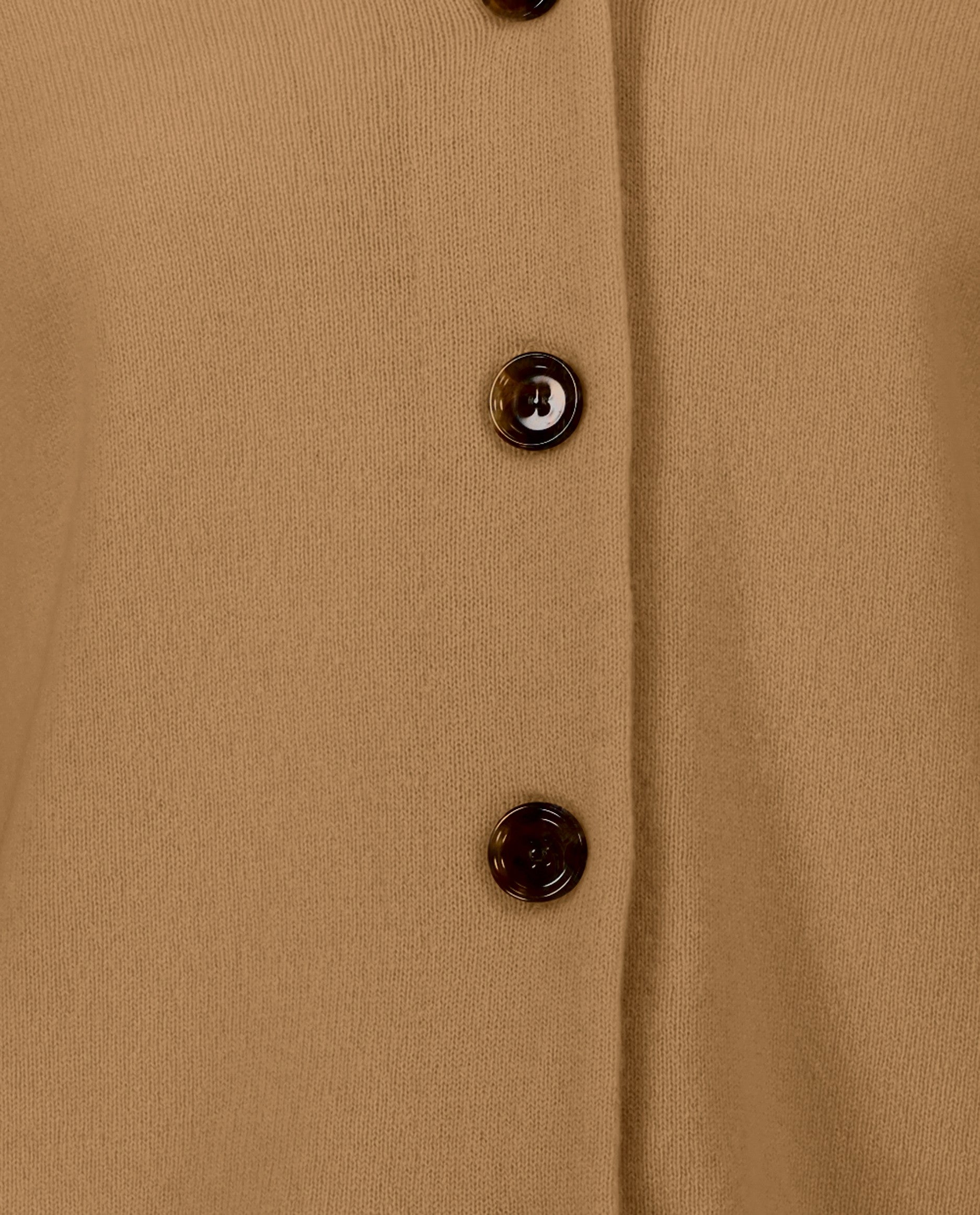 235-17730-44-S_4 - Allude - 30% Cashmere 70% Wolle Beige Damen Feinstrick Langarm SAPG::235-17730 Strickjacke Taillierter Schnitt Winter 2023/2024 Wolle