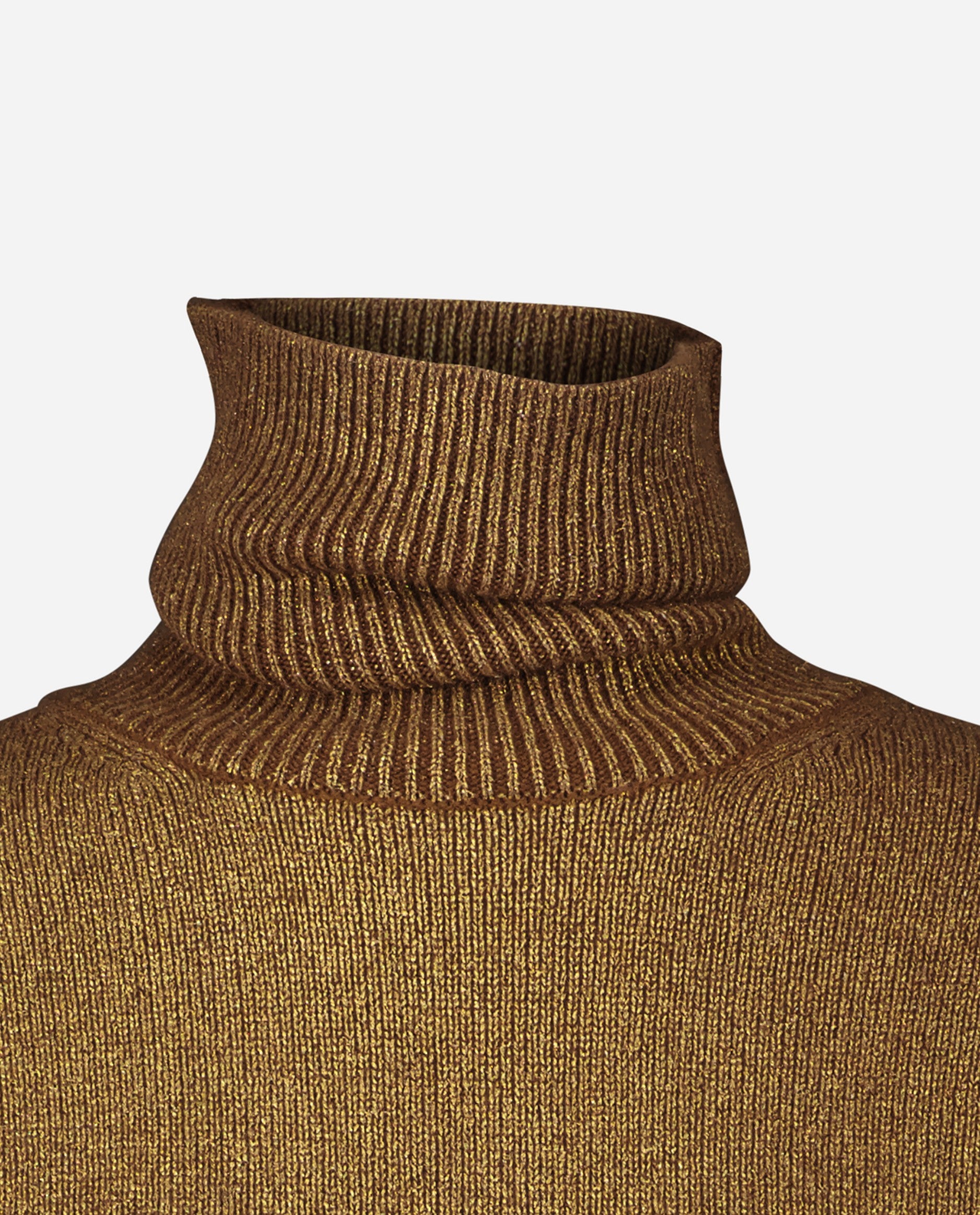235-17761-47-S_5 - Allude - 30% Cashmere 70% Wolle Beige Damen Feinstrick Gerade Passform Halbarm Pullover Rollkragen SAPG::235-17761 Winter 2023/2024 Wolle