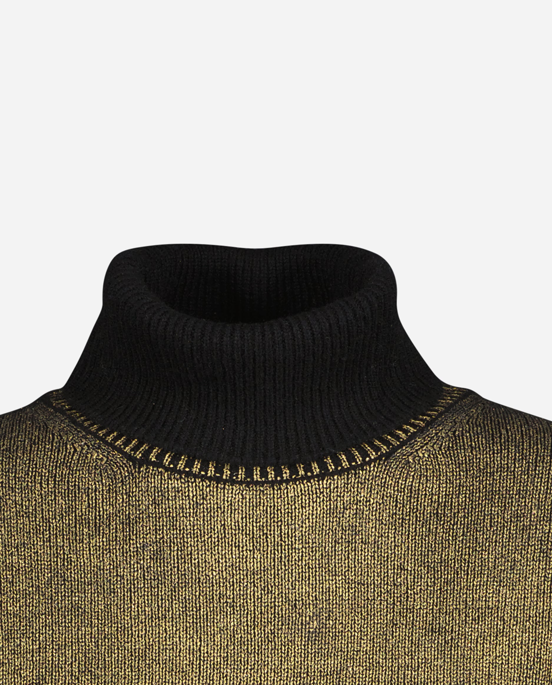 235-17761-90_3 - Allude - 30% Cashmere 70% Wolle Damen Feinstrick Gerade Passform Halbarm Pullover Rollkragen SAPG::235-17761 Schwarz Winter 2023/2024 Wolle Xmas23