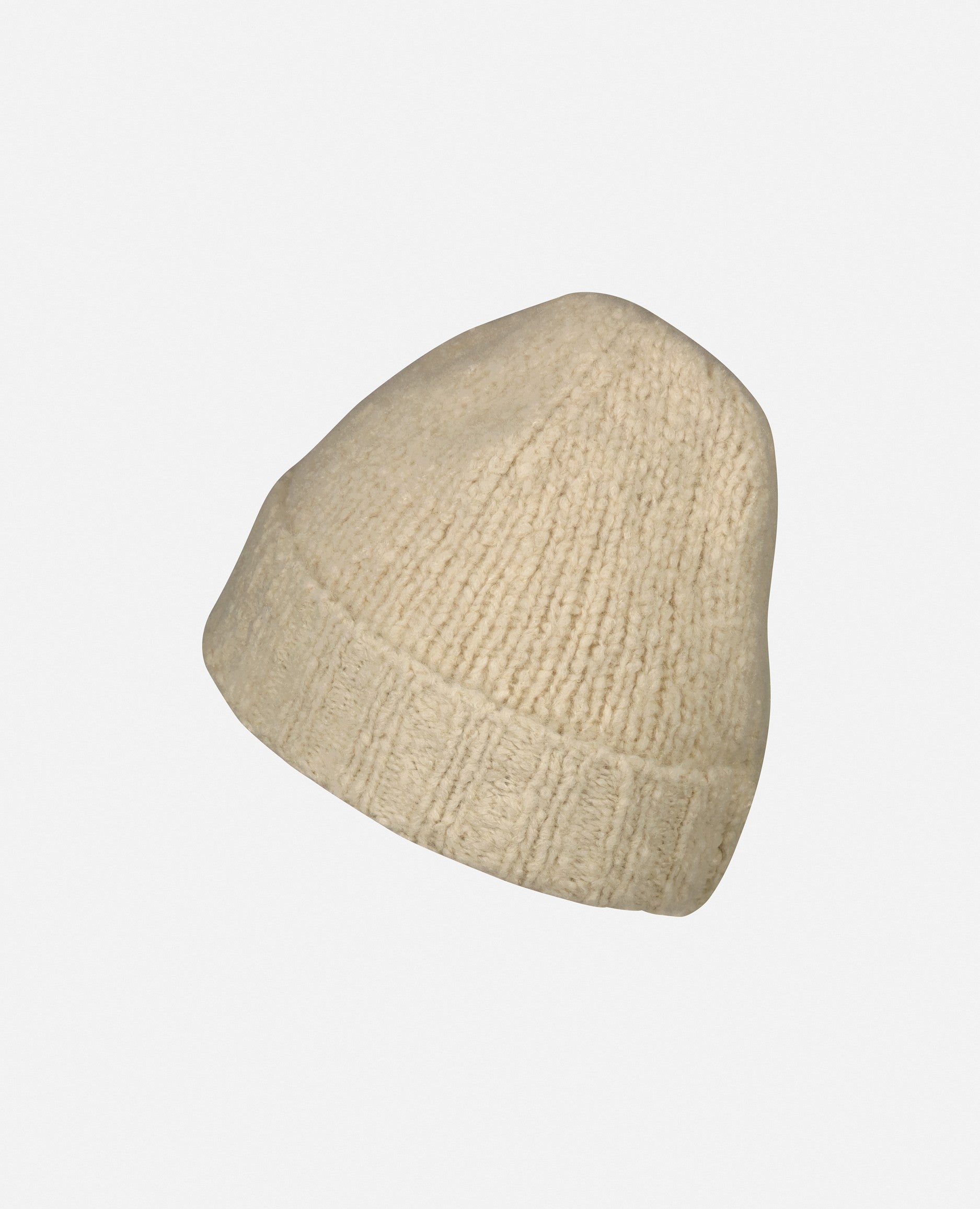 235-63002-42-one_2 - Allude - Beige Cashmere Damen Grobstrick Mütze Mützen SAPG::235-63002 Winter 2023/2024 Xmas23