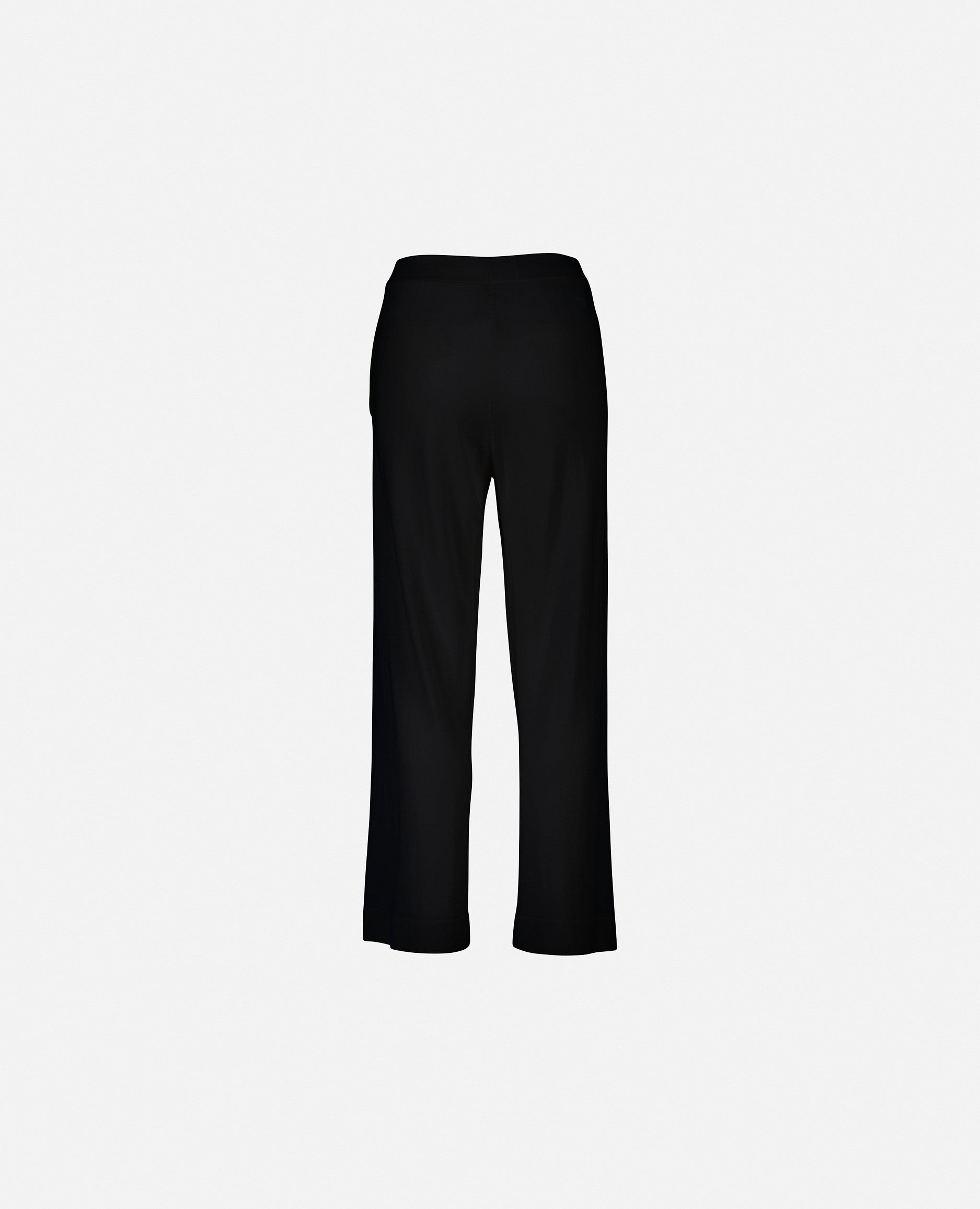 235-64017-490-S_2 - Allude - 100% Wolle Braun Damen Feinstrick Hose Hosen Lockerer Schnitt SAPG::235-64017 Winter 2023/2024 Wolle