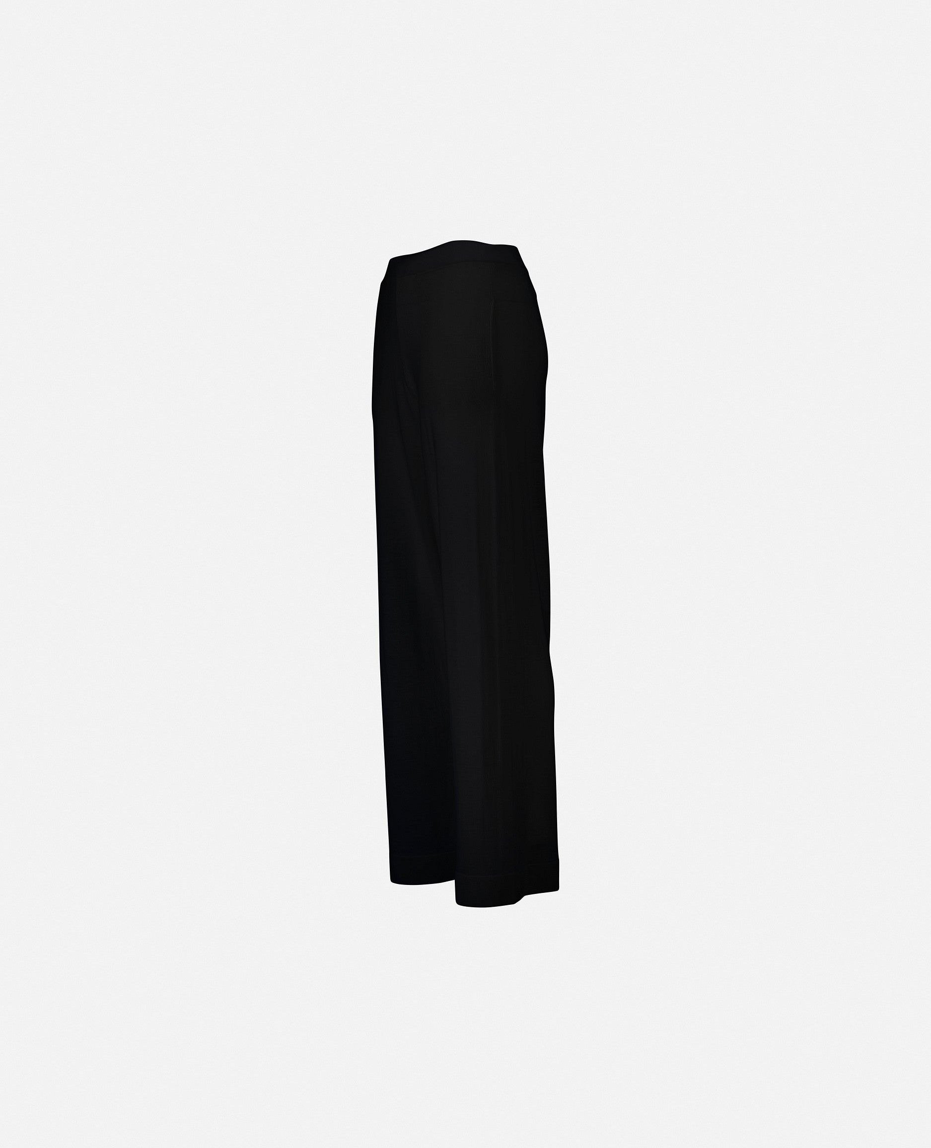 235-64017-490-S_3 - Allude - 100% Wolle Braun Damen Feinstrick Hose Hosen Lockerer Schnitt SAPG::235-64017 Winter 2023/2024 Wolle