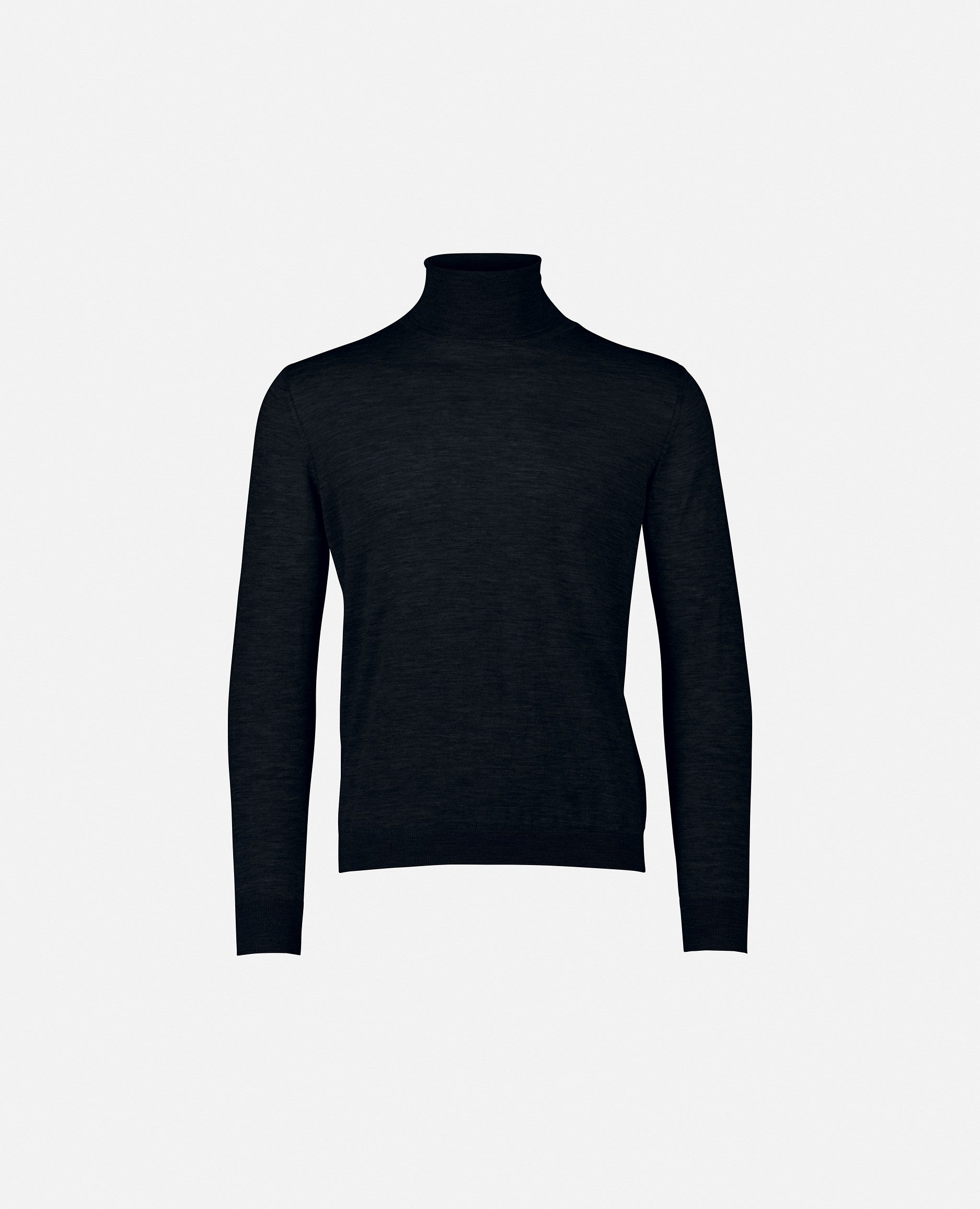 235-79101-14-S_1 - Allude - 100% Cashmere Cashmere Feinstrick Gerade Passform Herren Langarm Navy Pullover Rollkragen SAPG::235-79101 Winter 2023/2024