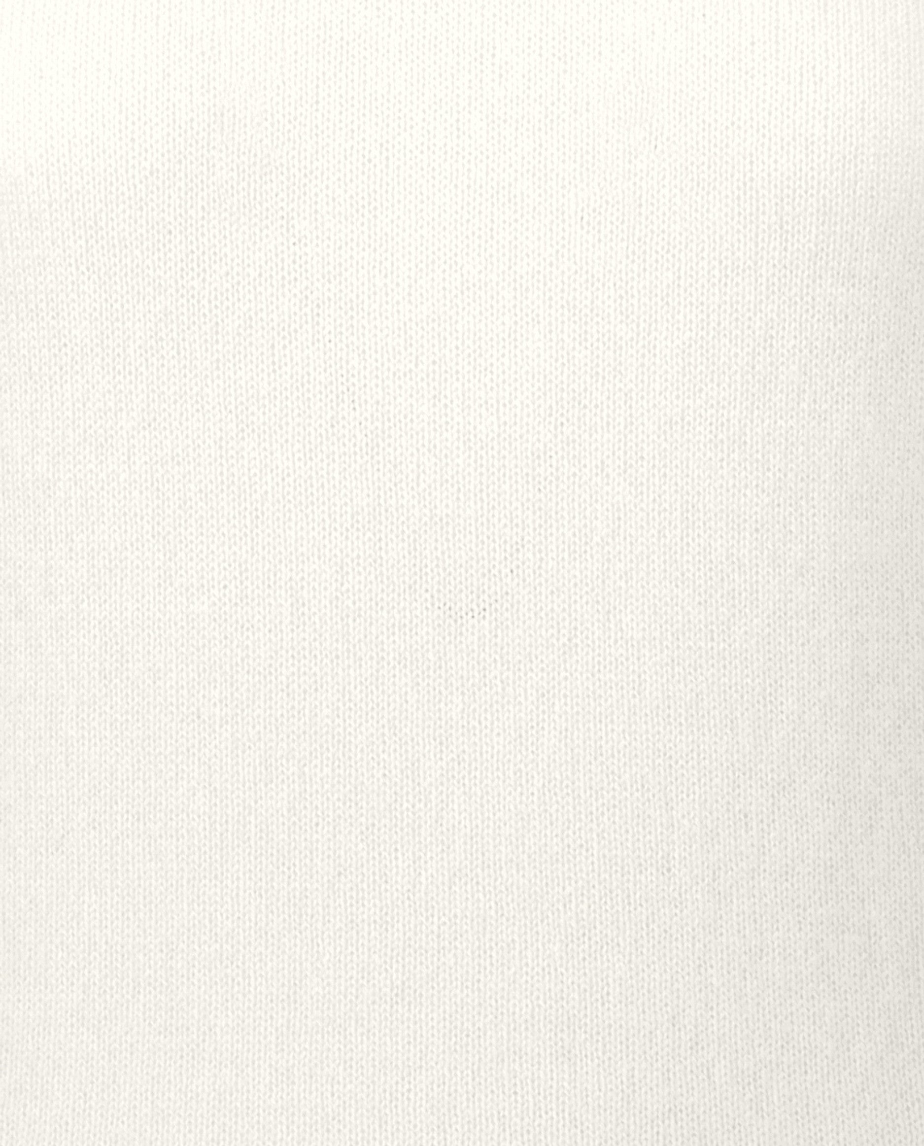 242-11171-40-S_3 - Allude - 1/4 Arm 100% Cashmere Active Cashmere Damen mittelschwerer Strick Pullover Rundhalsausschnitt SAPG::242-11171 Sommer 2024 Taillierter Schnitt Weiß