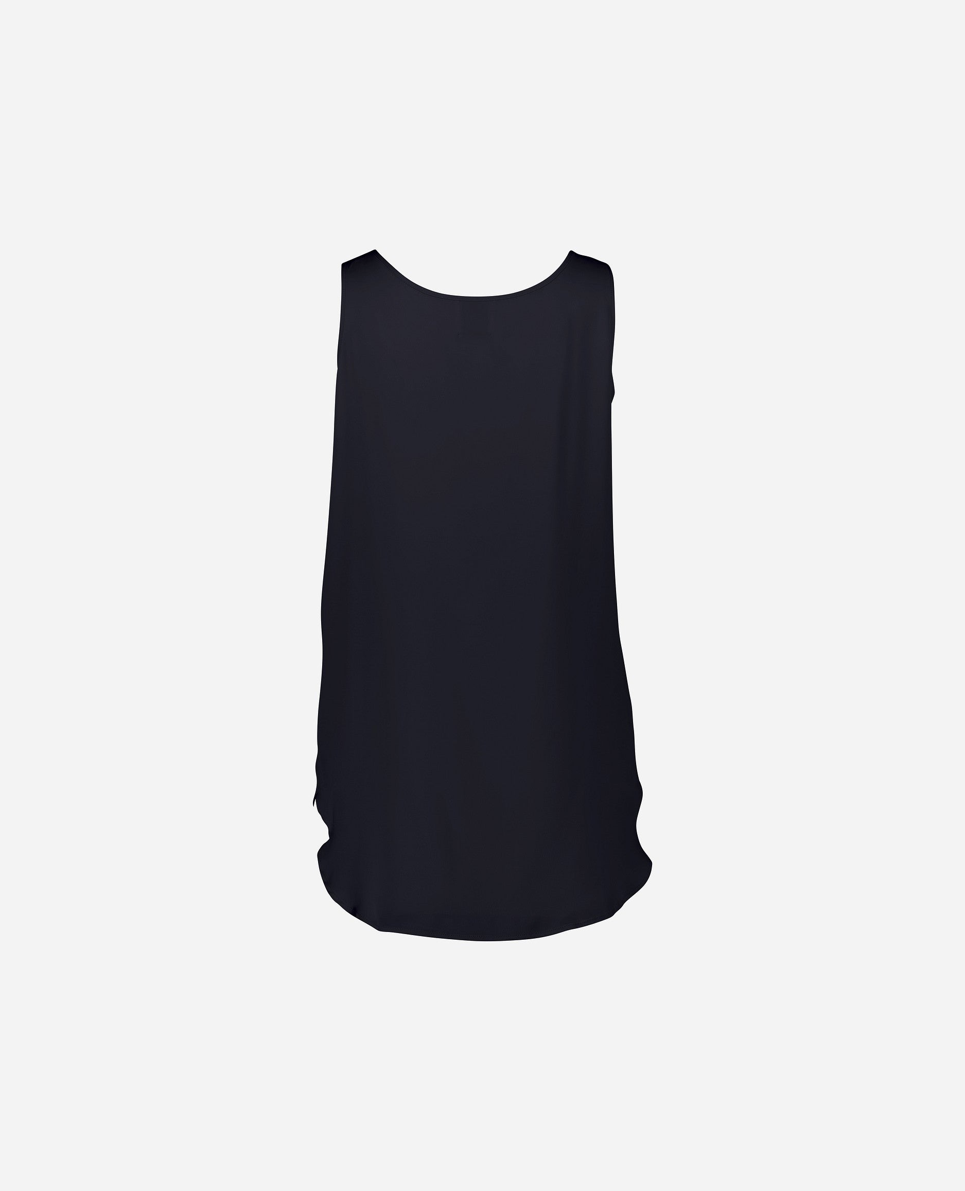 242-84002-14-2 - Allude - 7% Spandex 93% Seide Damen Gerade Passform Navy SAPG::242-84002 Seide Sommer 2024 Top