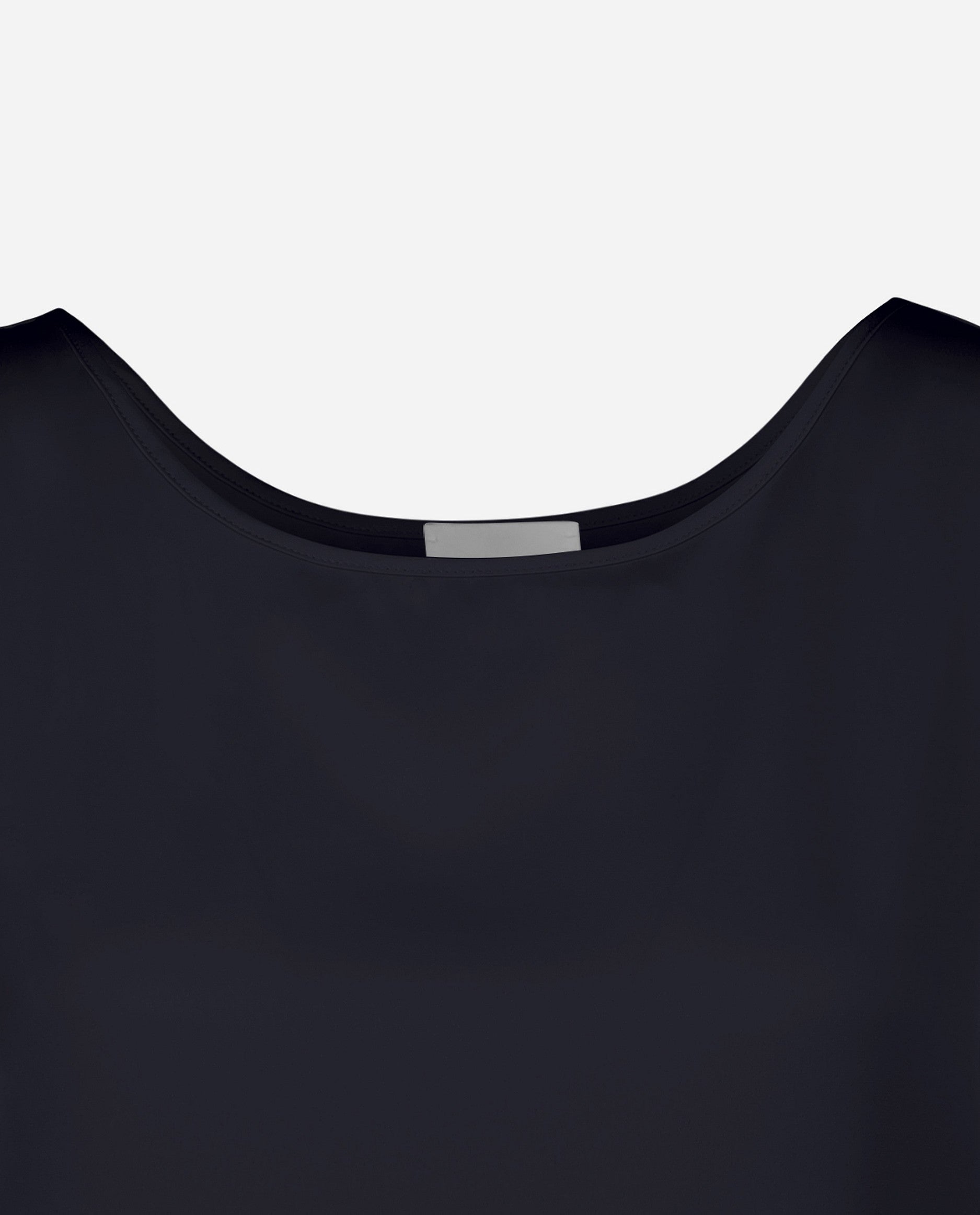 242-84002-14-4 - Allude - 7% Spandex 93% Seide Active Damen Gerade Passform Navy SAPG::242-84002 Seide Sommer 2024 Top