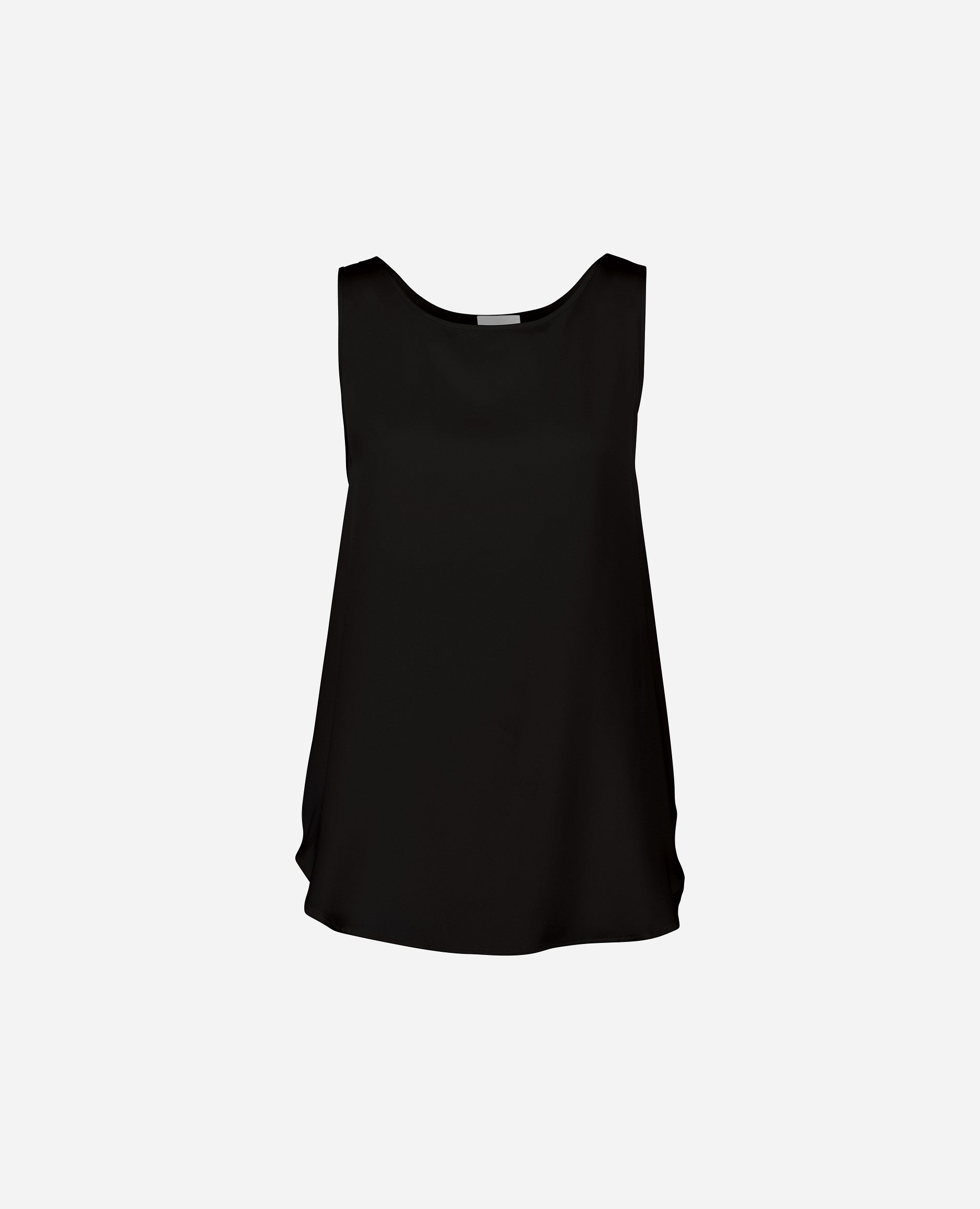 242-84002-90-1 - Allude - 7% Spandex 93% Seide Active Damen Gerade Passform SAPG::242-84002 Schwarz Seide Sommer 2024 Top