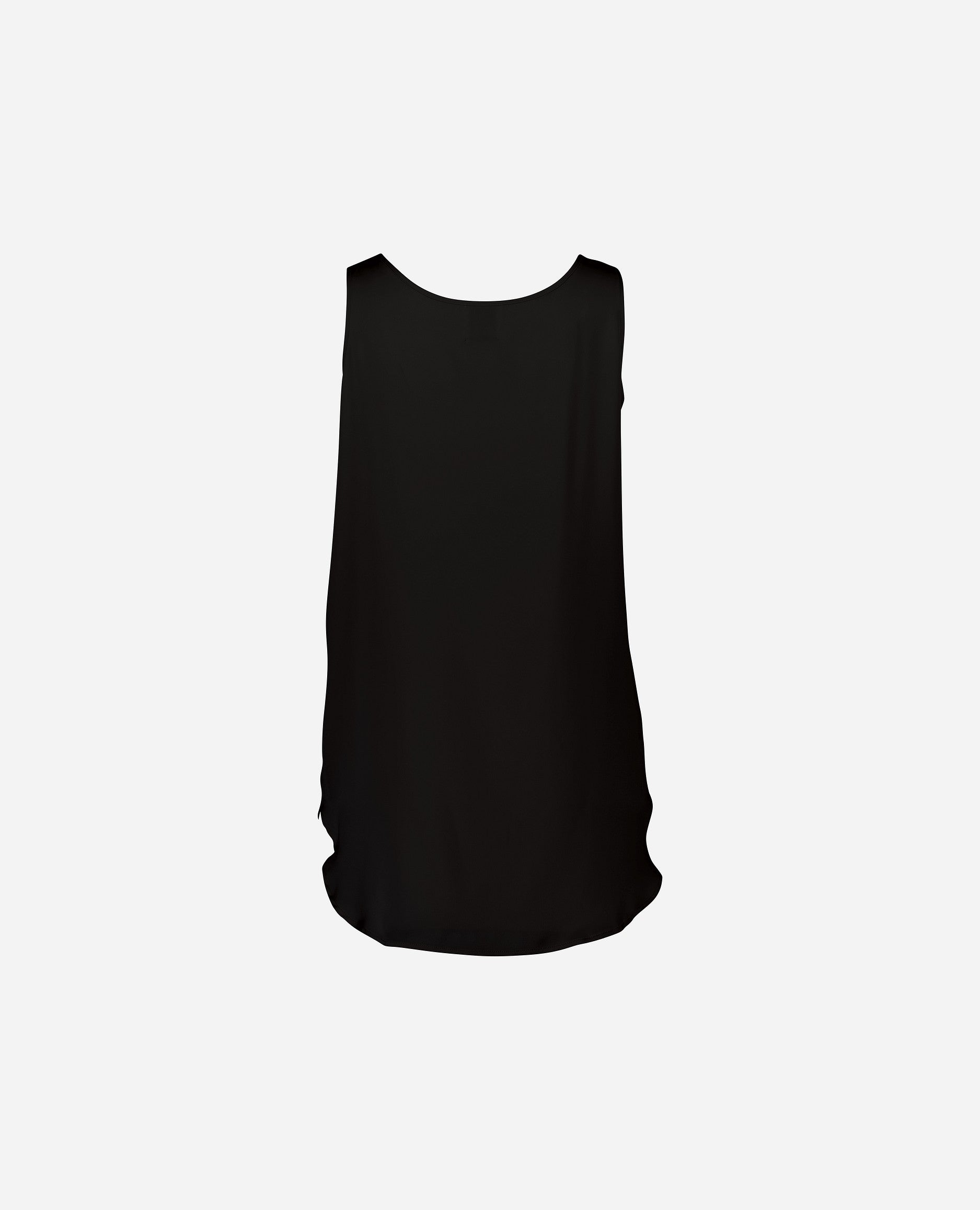 242-84002-90-2 - Allude - 7% Spandex 93% Seide Active Damen Gerade Passform SAPG::242-84002 Schwarz Seide Sommer 2024 Top