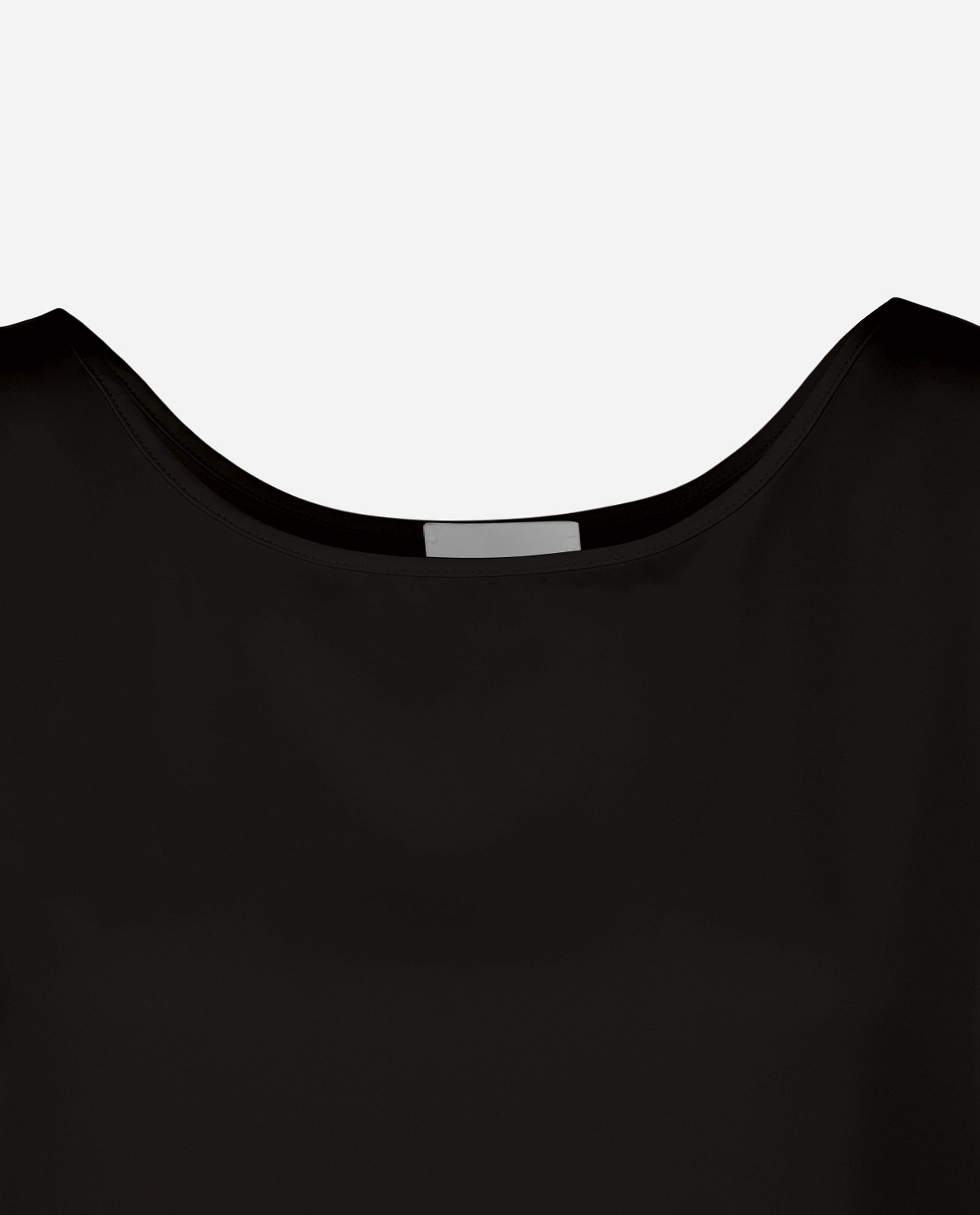 242-84002-90-4 - Allude - 7% Spandex 93% Seide Active Damen Gerade Passform SAPG::242-84002 Schwarz Seide Sommer 2024 Top