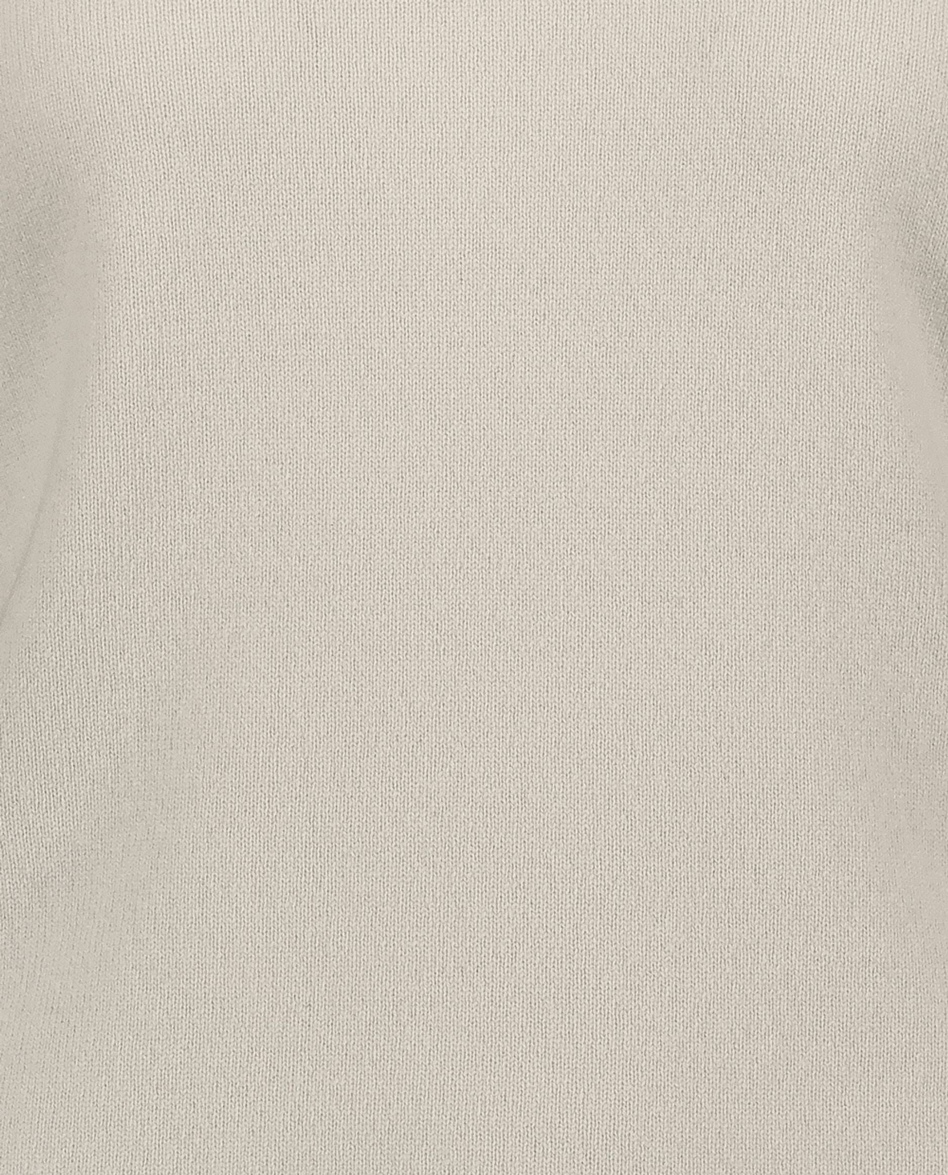 245-11100-42-S_hash_escaped_4 - Allude - 100% Cashmere Active Basic Beige Cashmere Damen Feinstrick Langarm Pullover SAPG::245-11100 Taillierter Schnitt V-Ausschnitt Winter 2024/2025