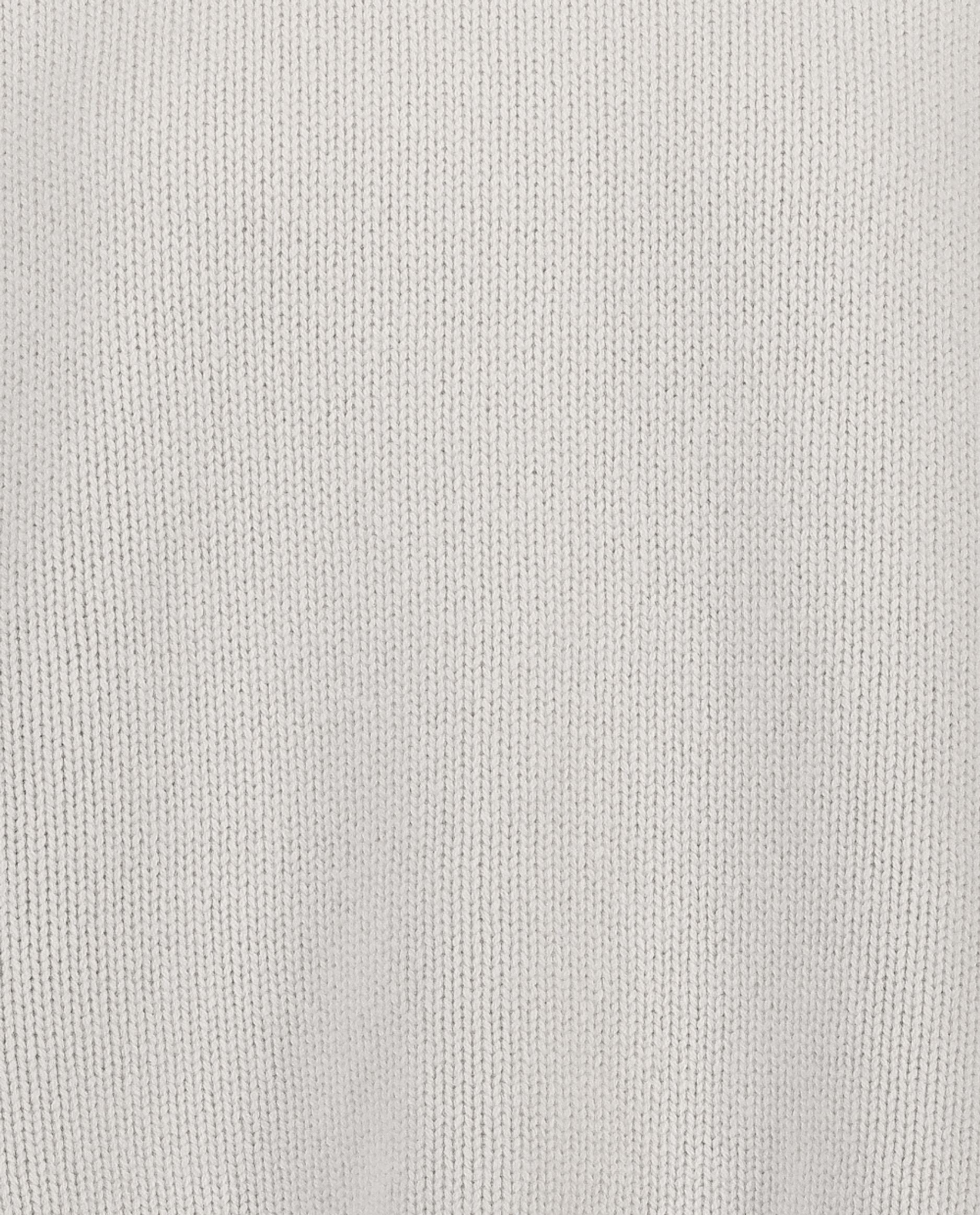 245-17001-80-S_hash_escaped_4 - Allude - 30% Cashmere 70% Wolle Active Damen Grau Grobstrick Langarm Lockerer Schnitt Pullover SAPG::245-17001 Stehkragen Winter 2024/2025 Wolle