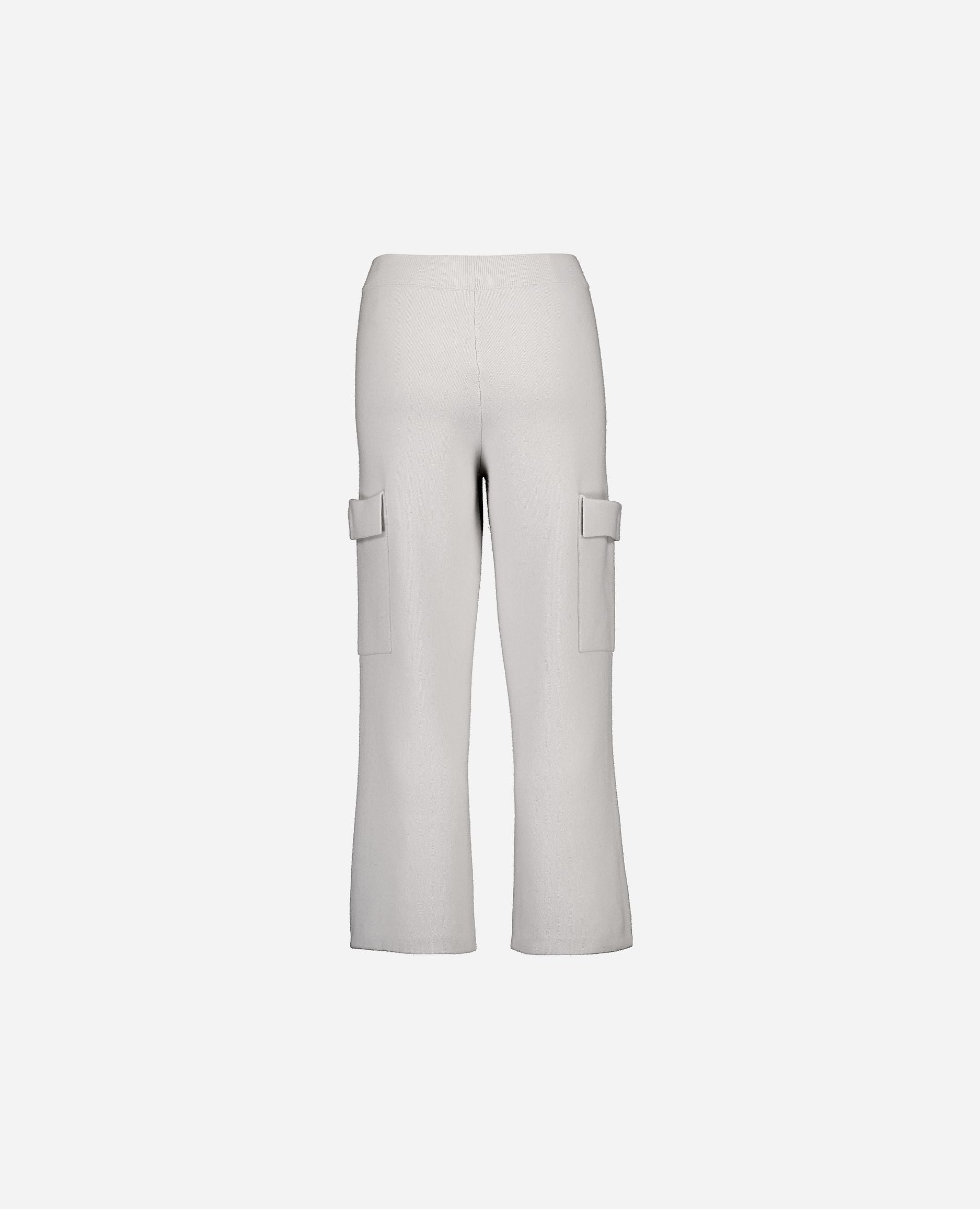 245-17714-80-S_hash_escaped_2 - Allude - 0 30% Cashmere 70% Wolle Active Damen Grau Hose Lockerer Schnitt mittelschwerer Strick NEW SAPG::245-17714 Winter 2024/2025 Wolle