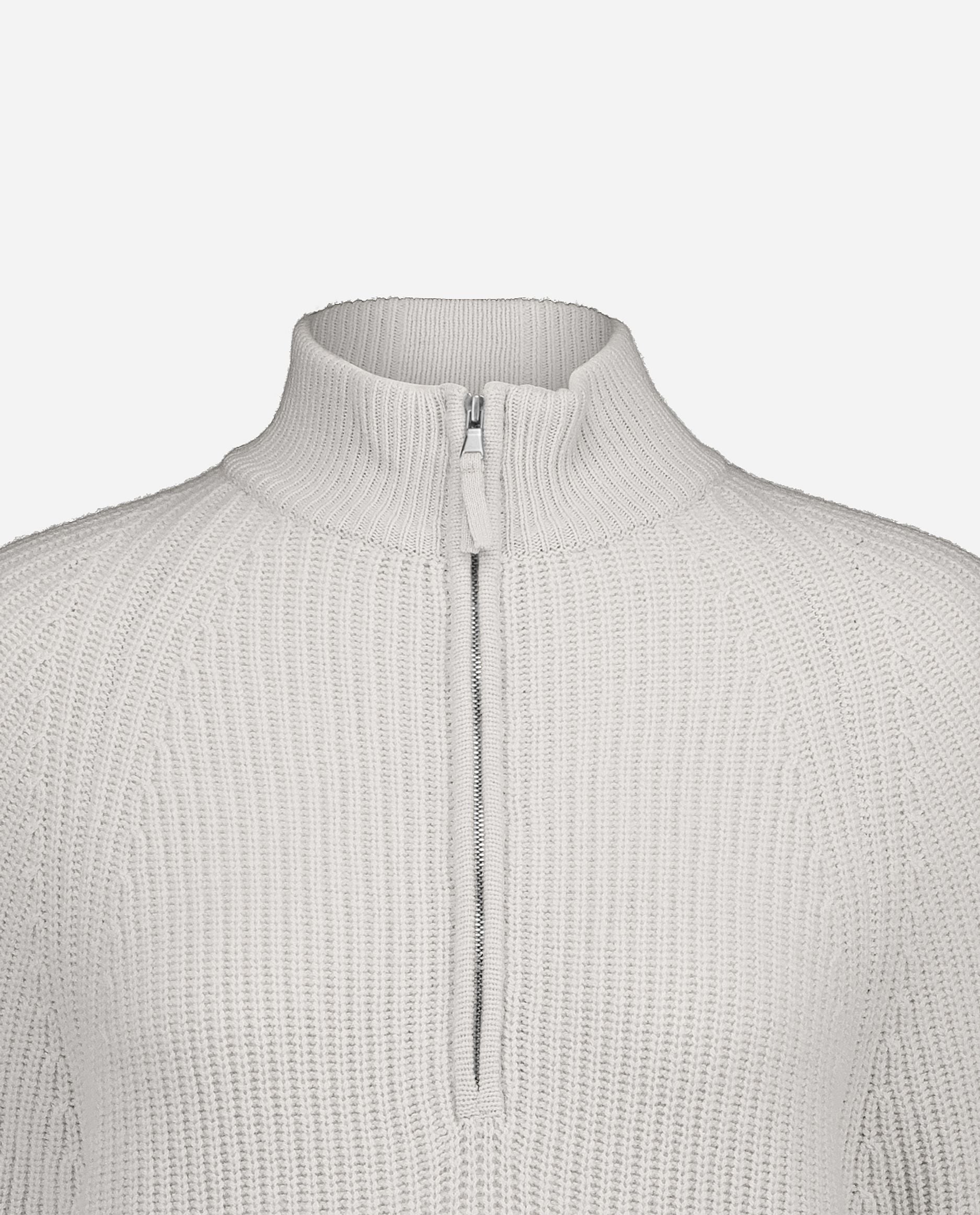 245-17751-80-S_hash_escaped_3 - Allude - 0 30% Cashmere 70% Wolle Active Damen Gerade Passform Grau Kleid Langarm mittelschwerer Strick SAPG::245-17751 Winter 2024/2025 Wolle