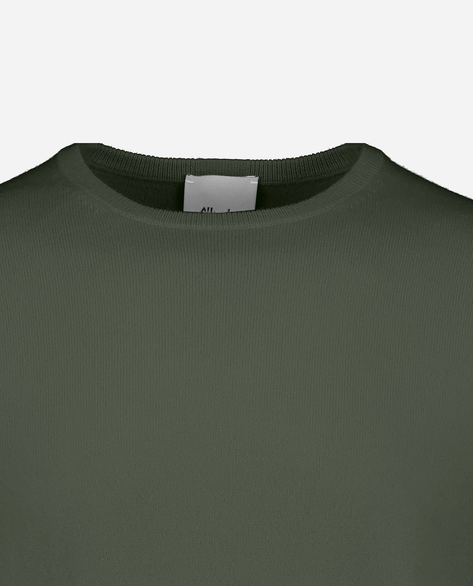 245-30021-34-3 - Allude - 100% Cashmere Active Cashmere Feinstrick Flachstrick Grün Herren Langarm NOS Pullover Rundhals SAPG::101-30021