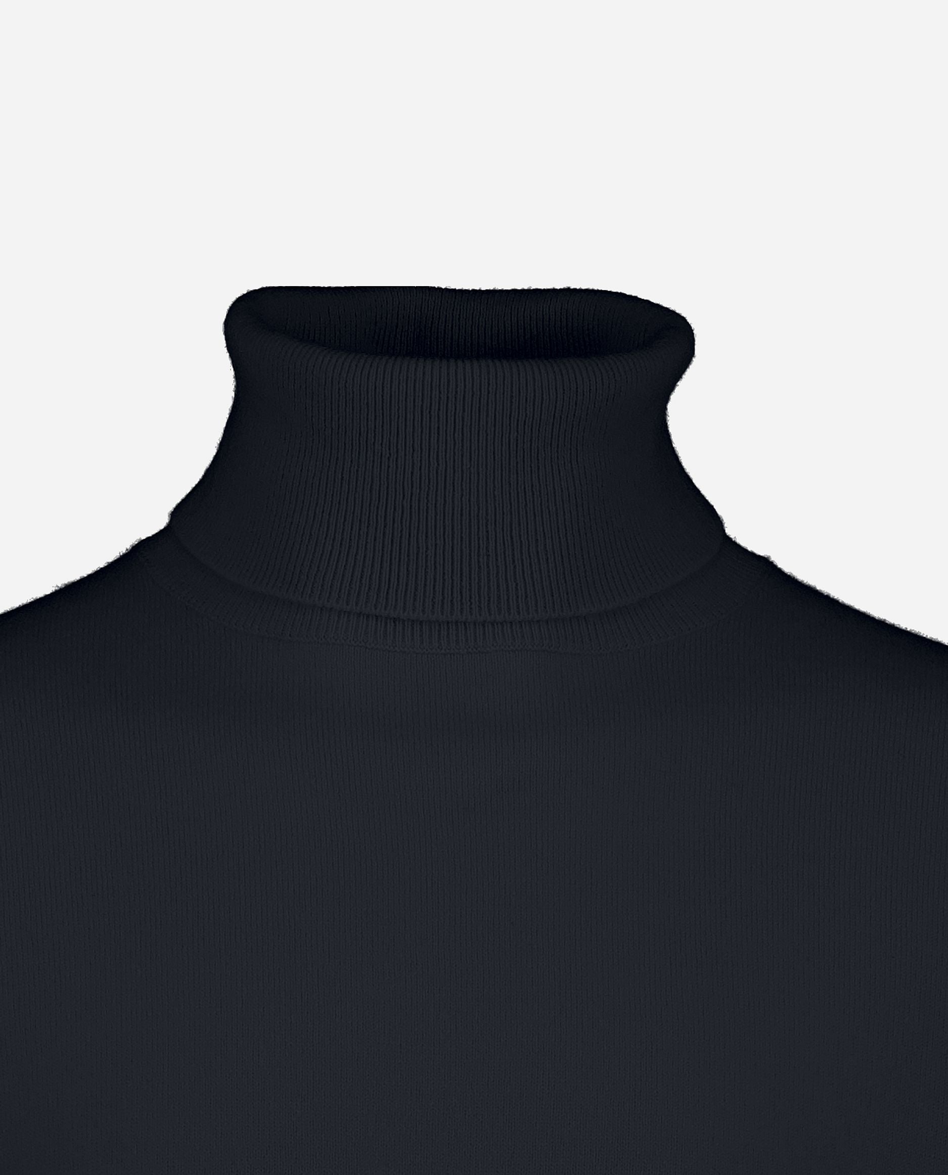 245-30024-14-S_hash_escaped_3 - Allude - 100% Cashmere Active Basic Cashmere Feinstrick Gerade Passform Herren Langarm Navy neveroutofstock NOS Pullover Rollkragen SAPG::245-30024 Winter 2024/2025