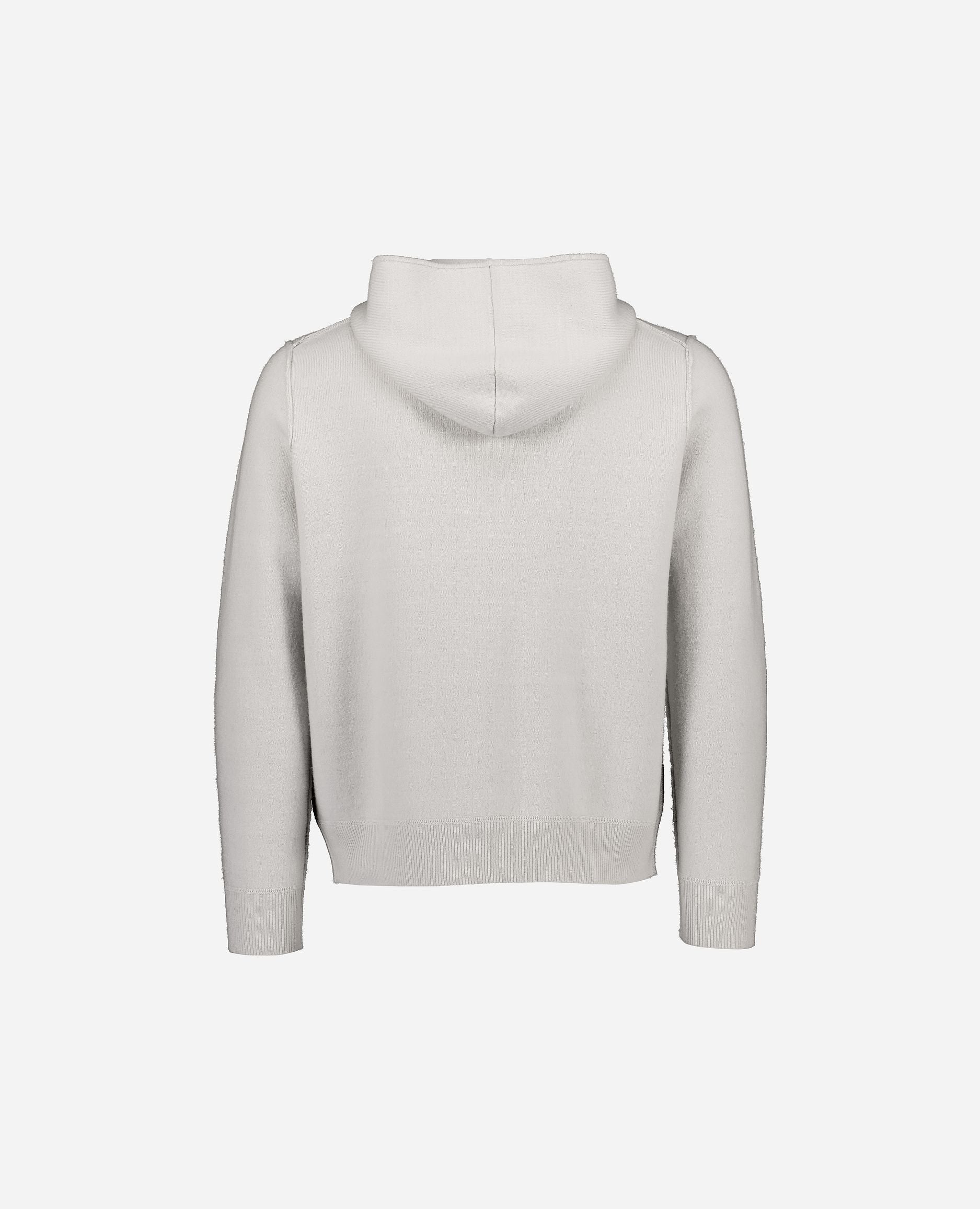 245-37610-80-S_hash_escaped_2 - Allude - 0 30% Cashmere 70% Wolle Active Gerade Passform Grau Herren Jacket Langarm mittelschwerer Strick NEW SAPG::245-37610 Winter 2024/2025 Wolle