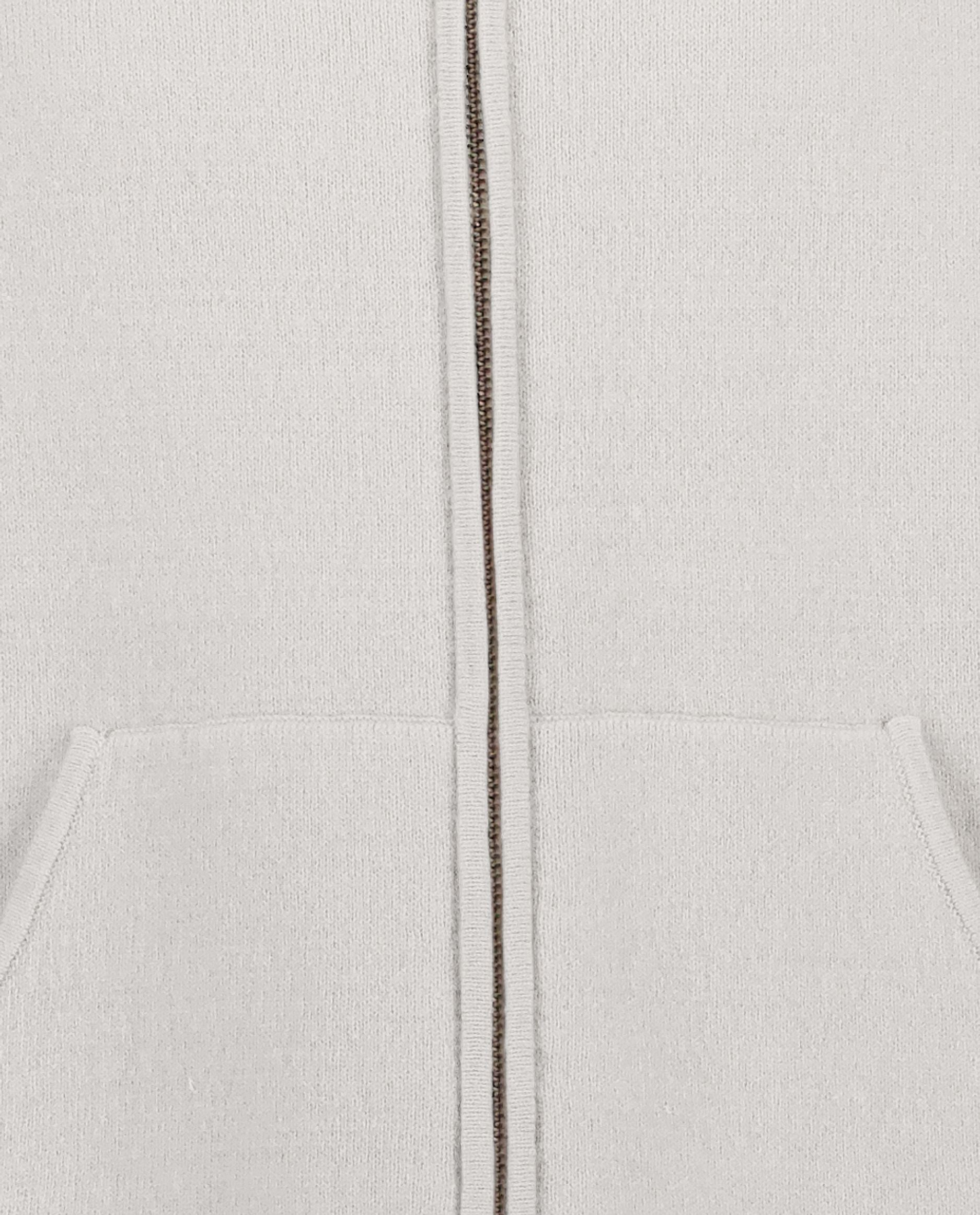 245-37610-80-S_hash_escaped_4 - Allude - 0 30% Cashmere 70% Wolle Active Gerade Passform Grau Herren Jacket Langarm mittelschwerer Strick NEW SAPG::245-37610 Winter 2024/2025 Wolle