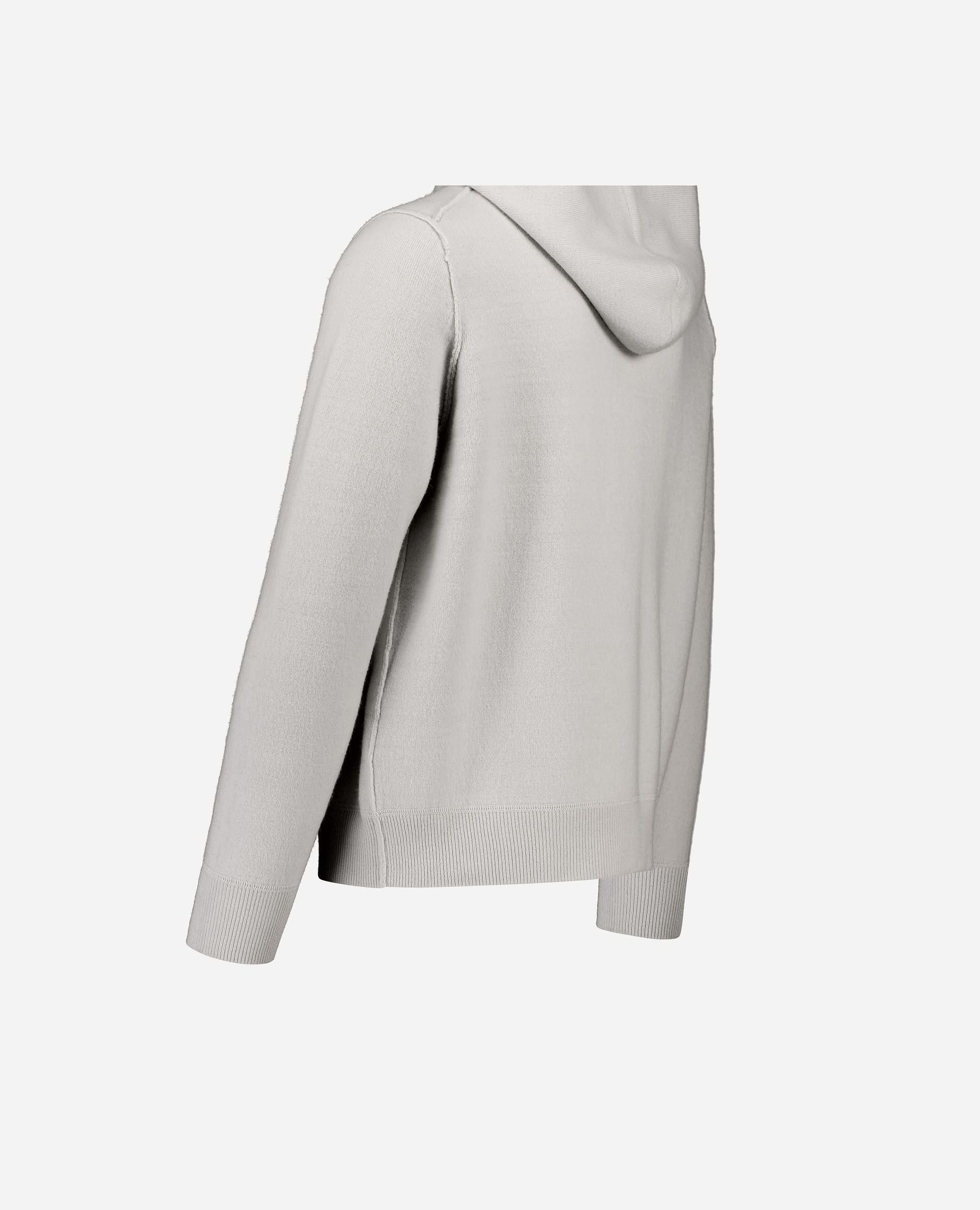 245-37610-80-S_hash_escaped_5 - Allude - 0 30% Cashmere 70% Wolle Active Gerade Passform Grau Herren Jacket Langarm mittelschwerer Strick NEW SAPG::245-37610 Winter 2024/2025 Wolle