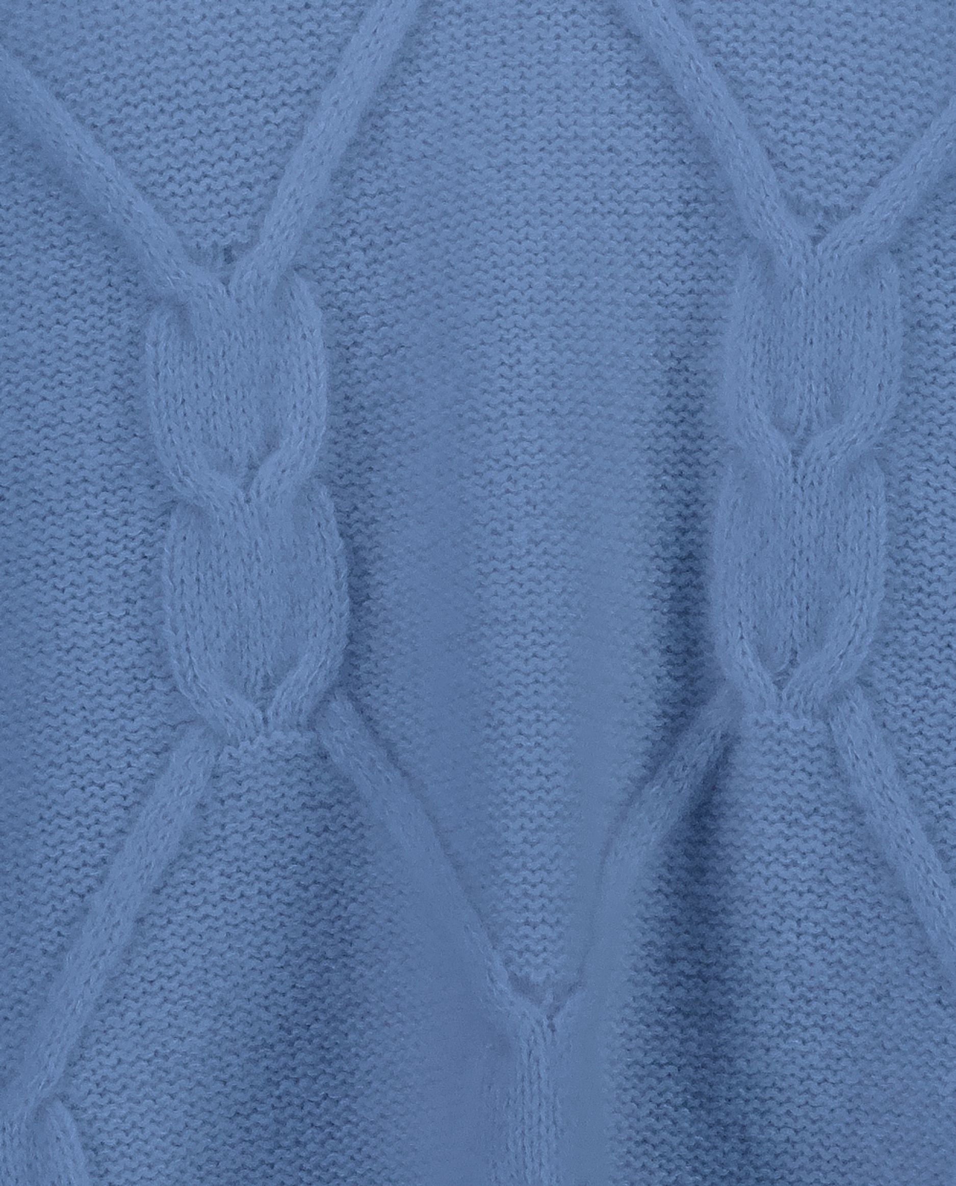 245-77010-16-S_hash_escaped_4 - Allude - 25% Seide 75% Cashmere Active Blau Cashmere Damen Grobstrick Langarm Lockerer Schnitt Pullover Rundhalsausschnitt SAPG::245-77010 Winter 2024/2025