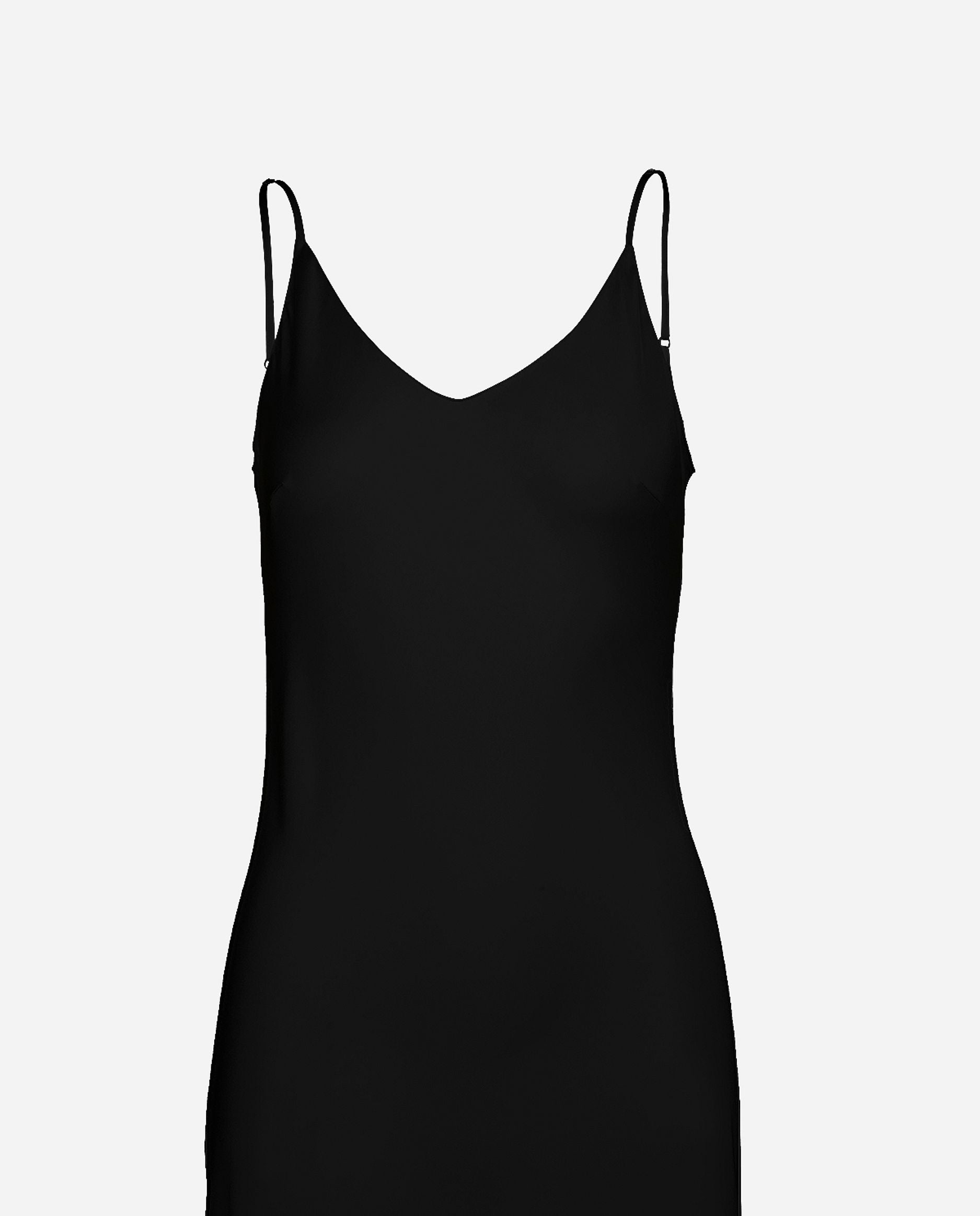 245-84004-90-S_hash_escaped_3 - Allude - 0 7% Spandex 93% Seide A-Form Active Damen Kleid SAPG::245-84004 Schwarz Seide Winter 2024/2025