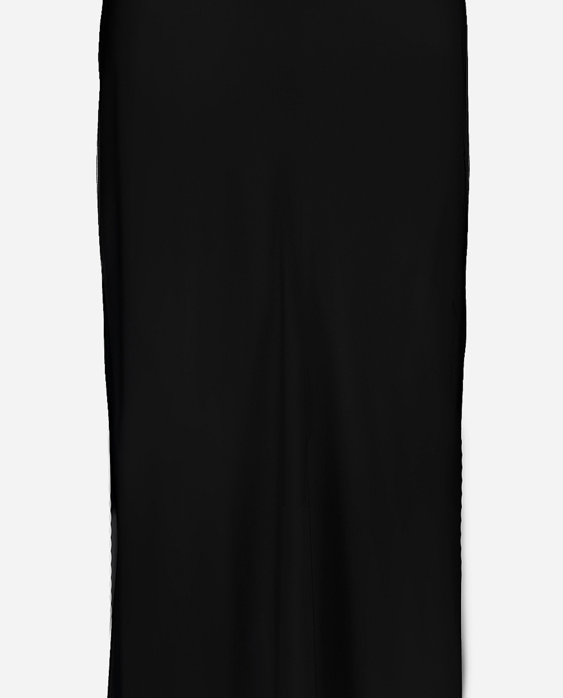 245-84004-90-S_hash_escaped_4 - Allude - 0 7% Spandex 93% Seide A-Form Active Damen Kleid SAPG::245-84004 Schwarz Seide Winter 2024/2025
