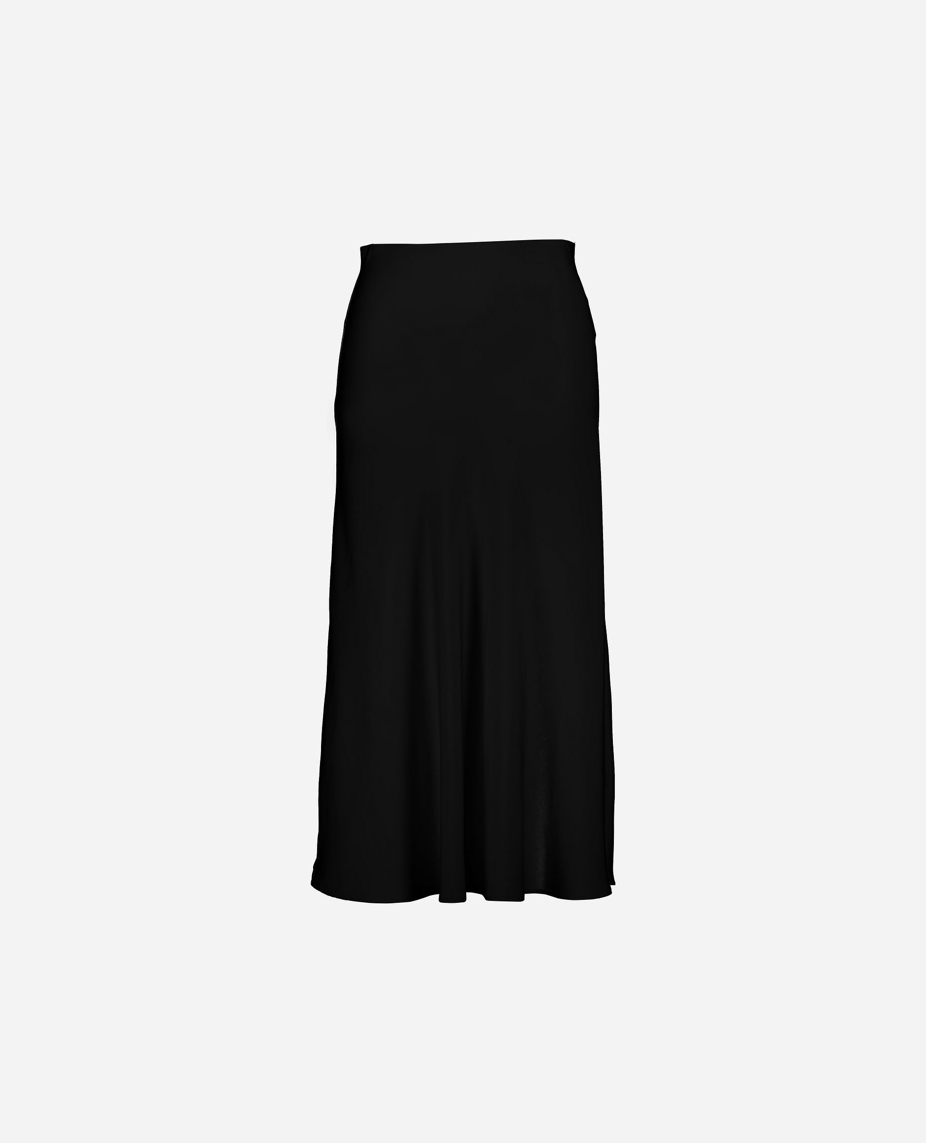 245-84005-90-S_hash_escaped_1 - Allude - 0 7% Spandex 93% Seide A-Form Active Damen Rock SAPG::245-84005 Schwarz Seide Winter 2024/2025