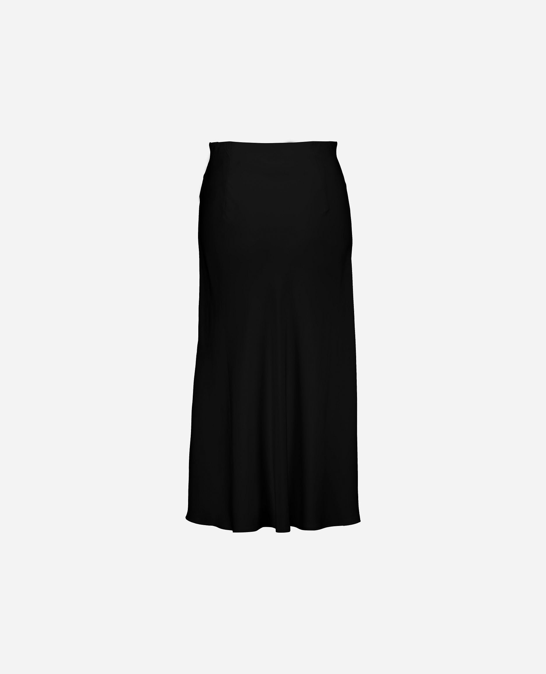 245-84005-90-S_hash_escaped_2 - Allude - 0 7% Spandex 93% Seide A-Form Active Damen Rock SAPG::245-84005 Schwarz Seide Winter 2024/2025