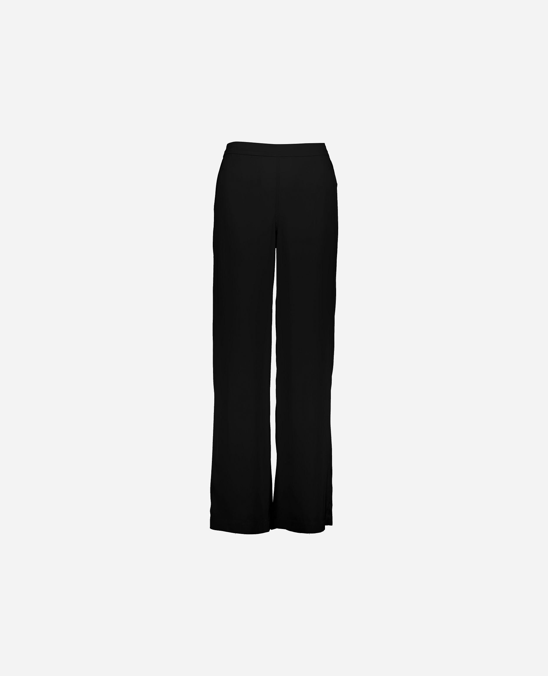 245-84006-90-S_hash_escaped_1 - Allude - 0 7% Spandex 93% Seide Active Damen Hose Lockerer Schnitt SAPG::245-84006 Schwarz Seide Winter 2024/2025